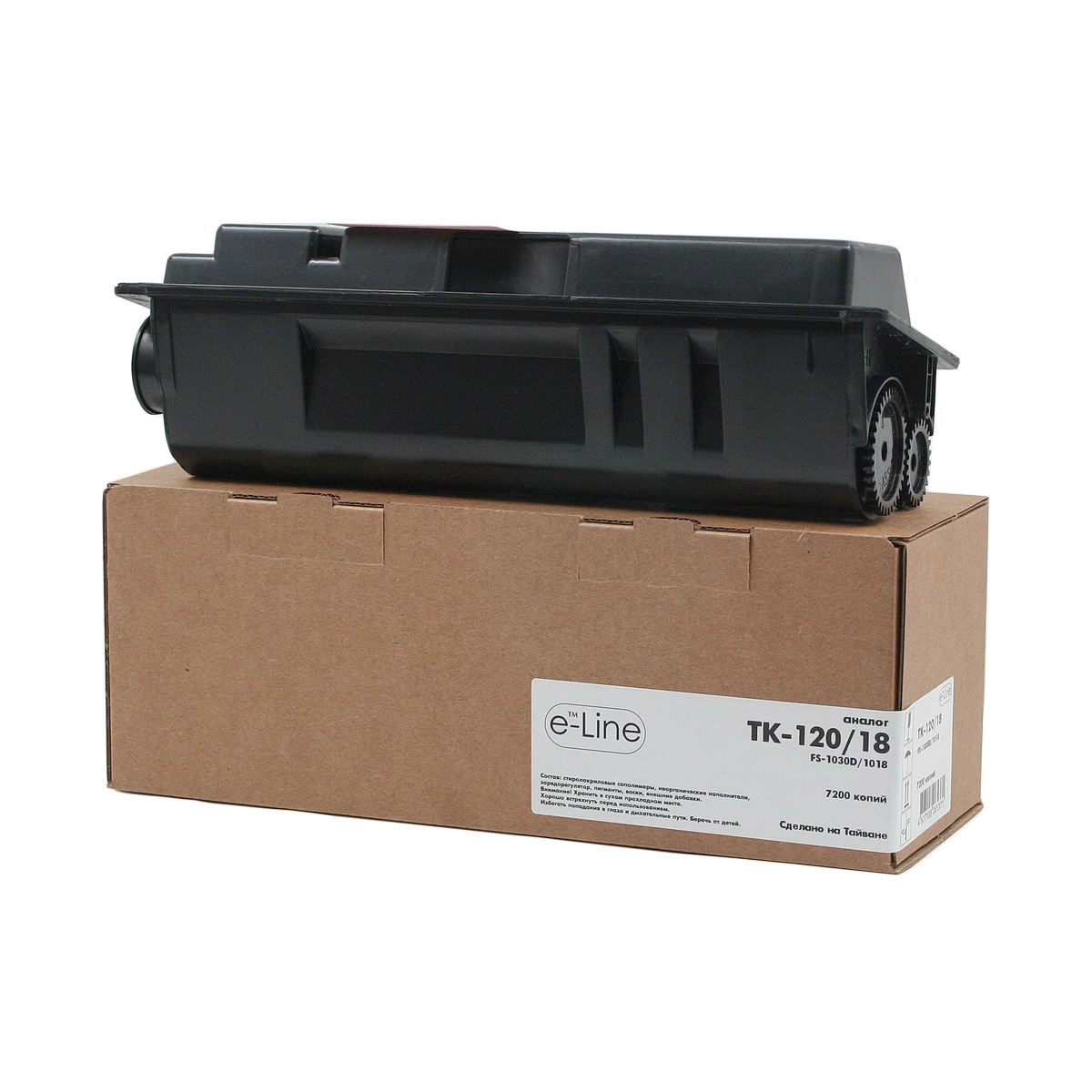 Тонер-картридж Kyocera FS-1030/1018 TK-120/18/100 (7.2k) e-Line
