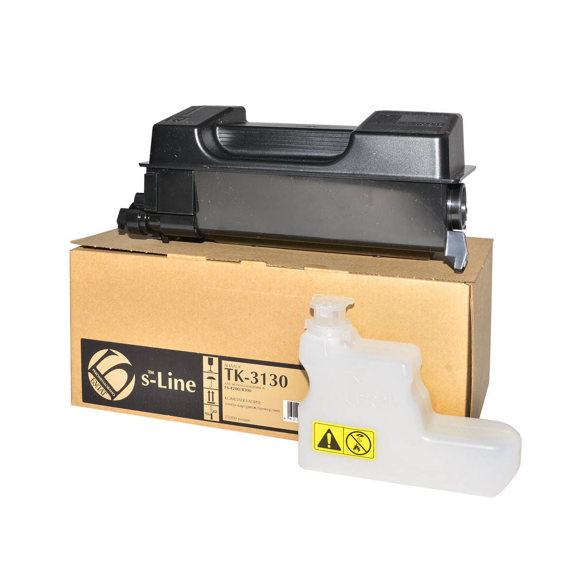 Тонер-картридж Kyocera FS-4200/4300 TK-3130 (25k) БУЛАТ s-Line