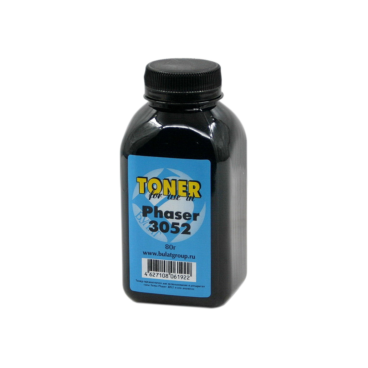 Тонер Xerox Phaser 3052 банка 80г БУЛАТ