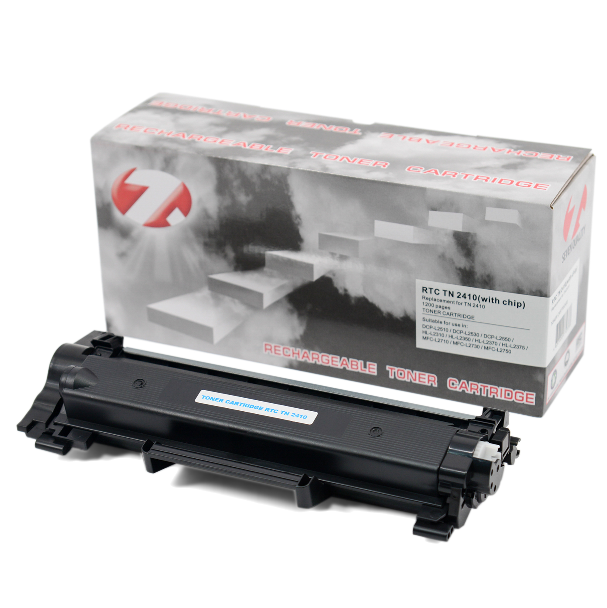 Тонер-картридж Brother HL-L2370/MFC-L2730 TN2410 (1.2k) (с чипом) 7Q
