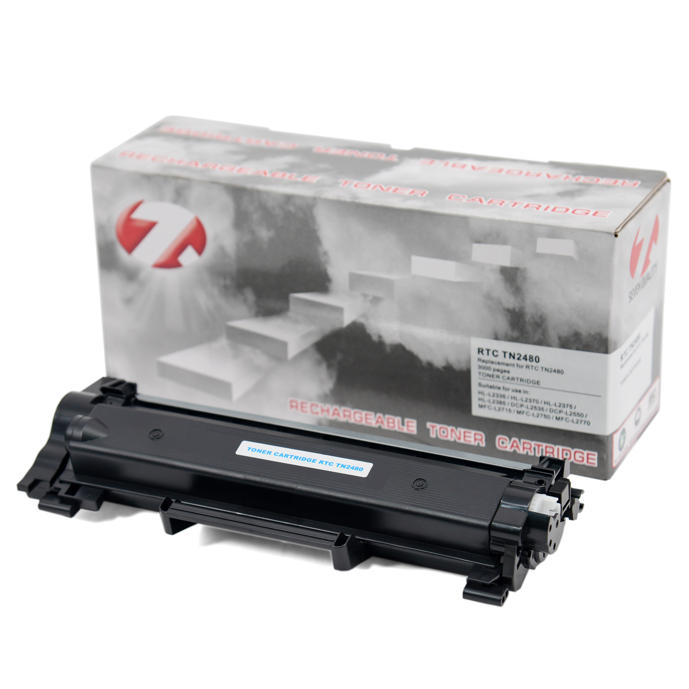 Тонер-картридж Brother HL-L2370/MFC-L2730 TN2480/2455 Universal (3k) 7Q