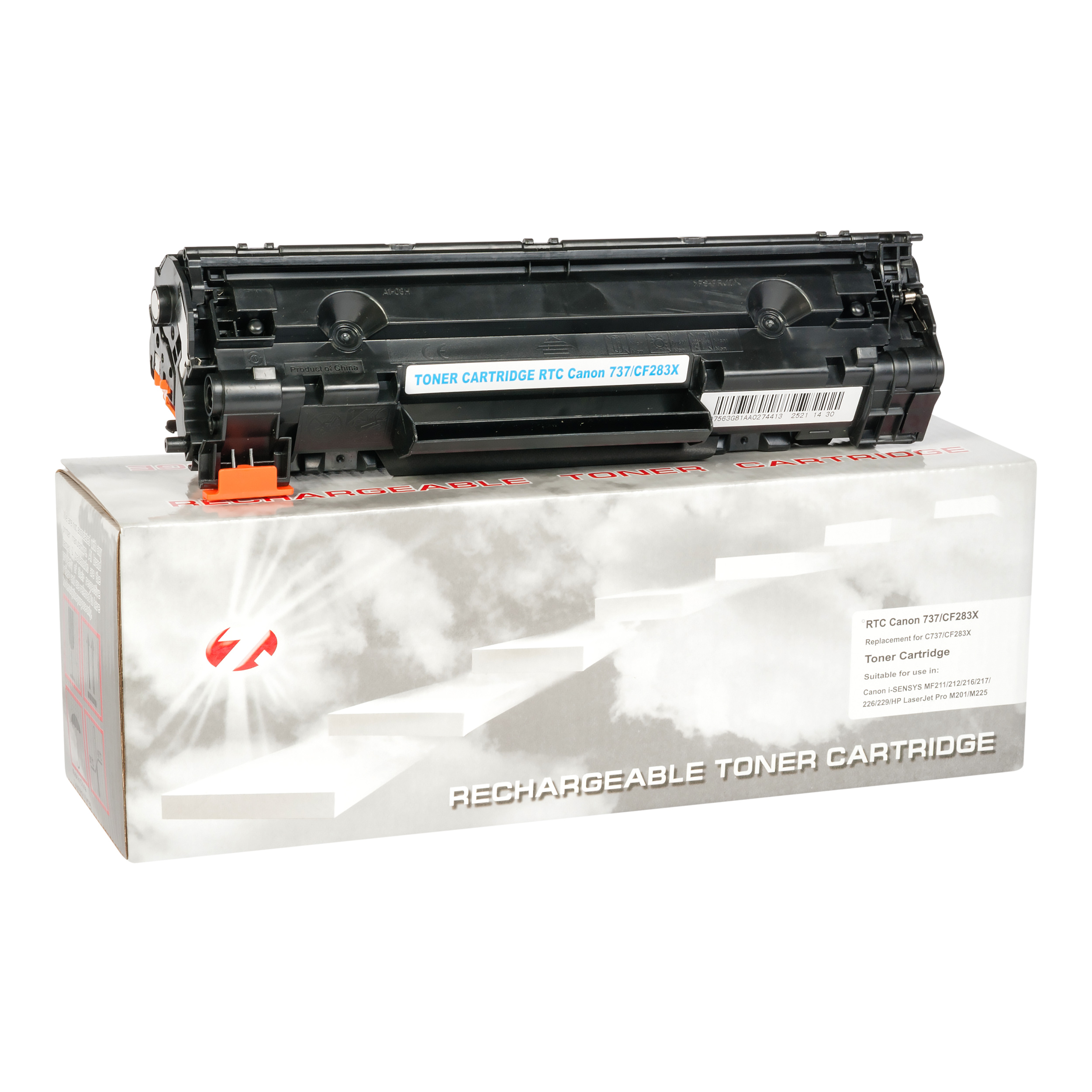 Тонер-картридж Canon MF211/LJ M201/M125 737/CF283X/CF283A Universal (2.4k) 7Q