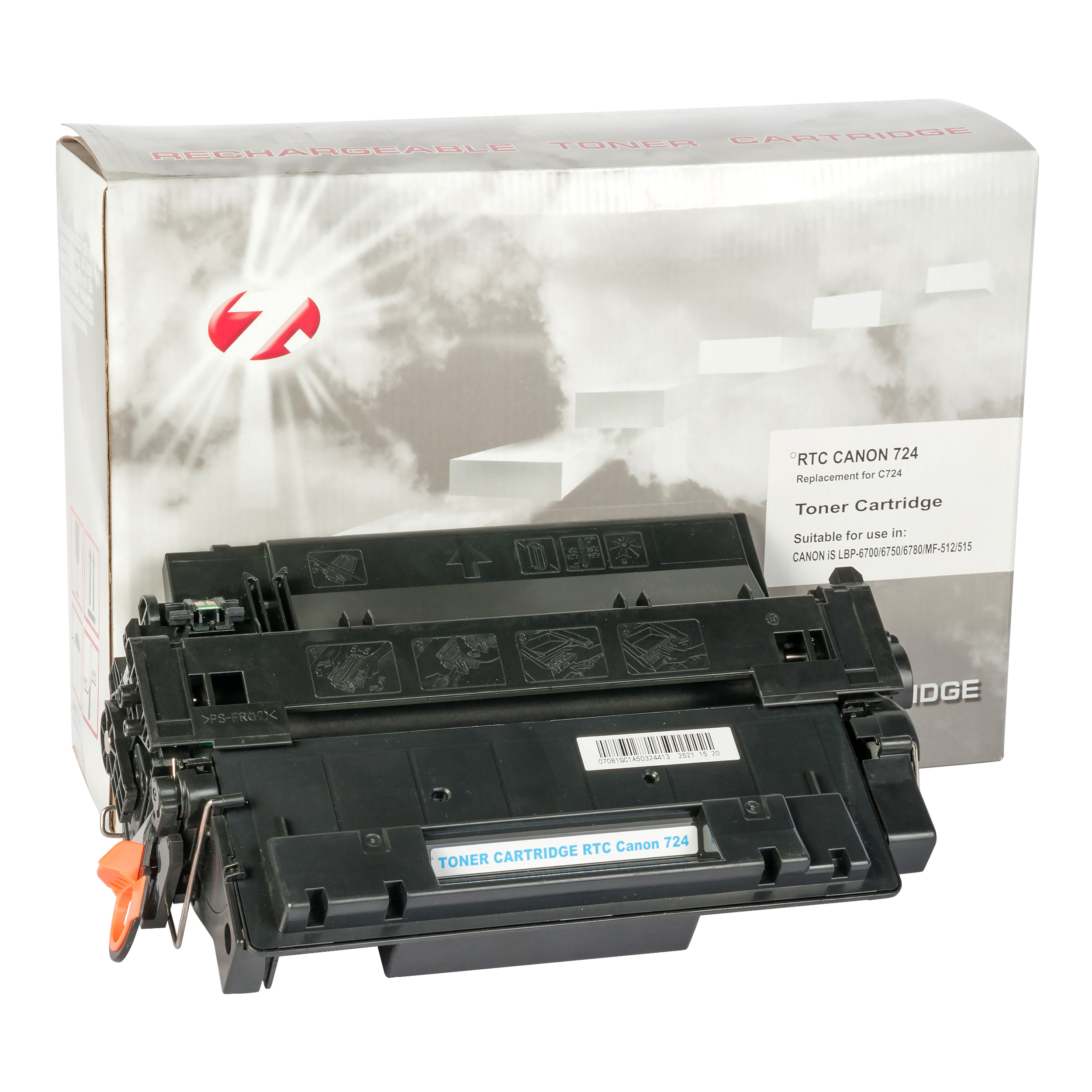 Тонер-картридж Canon MF512/HP LJ P3015/M525 724/CE255A (6k) Universal 7Q