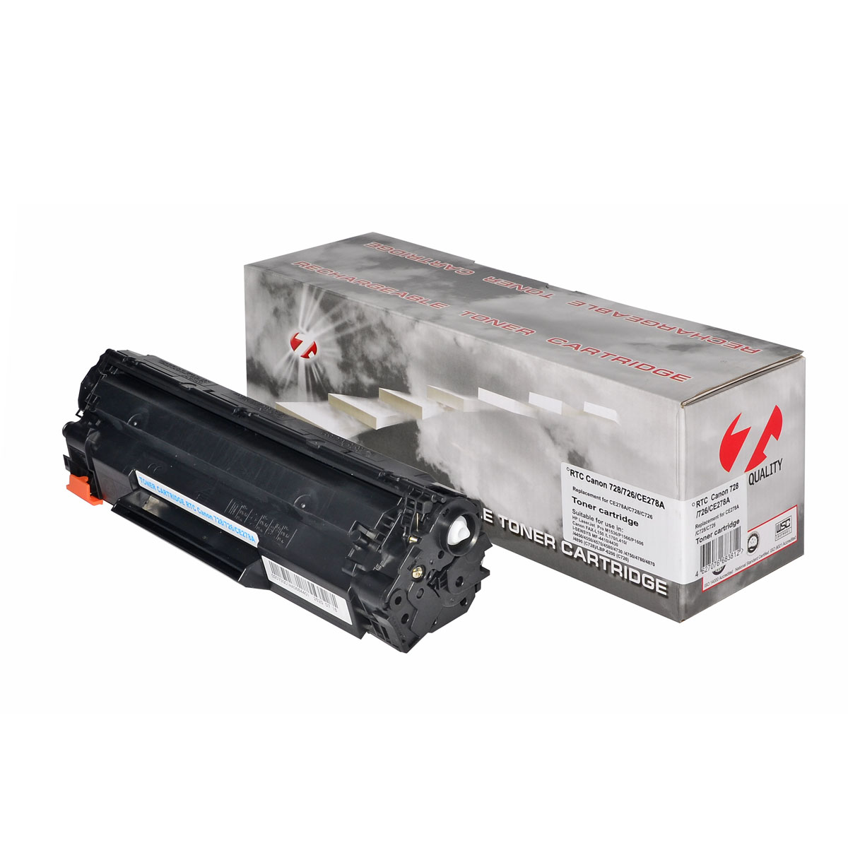 Тонер-картридж Canon MF4410/LBP-6200/P1560 728/726/CE278A (2.1k) 7Q