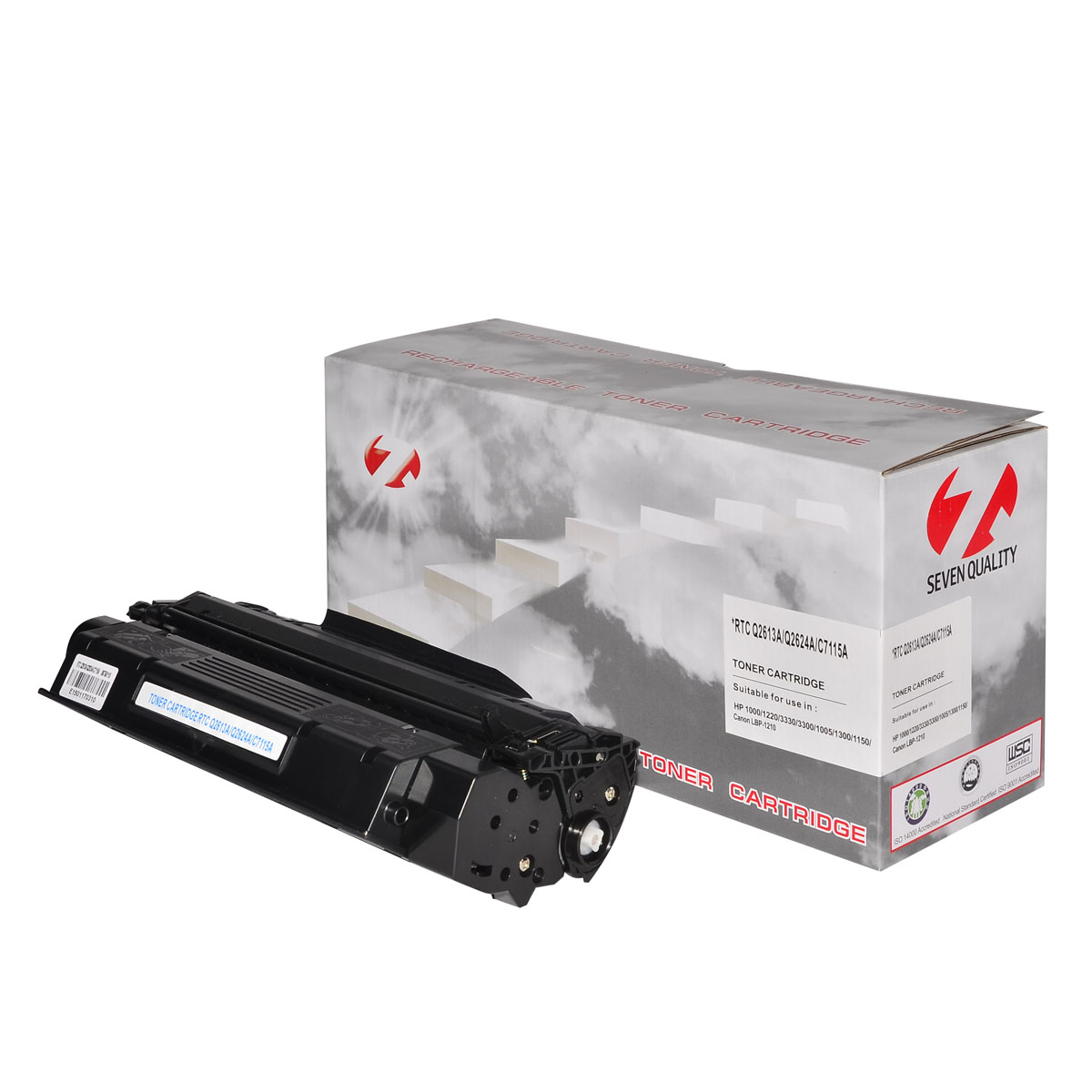 Тонер-картридж HP LJ 1300/1150/1200 Q2613A/Q2624A/C7115A/Canon EP-25 Universal (2.5k) 7Q