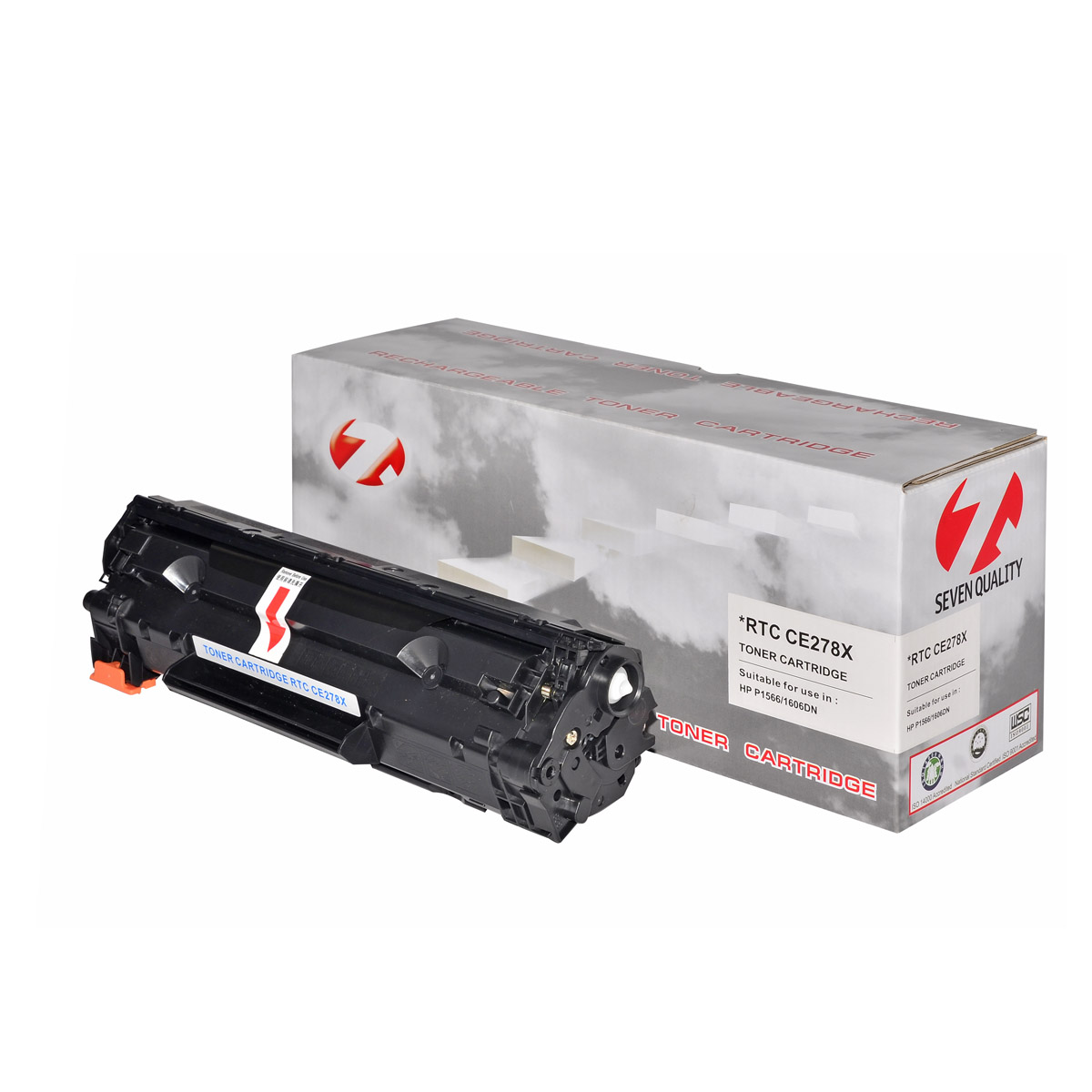 Тонер-картридж HP LJ P1560/iSENSYS MF4410 CE278A/Canon 726/728 (2.1k) (корпус CE278) 7Q