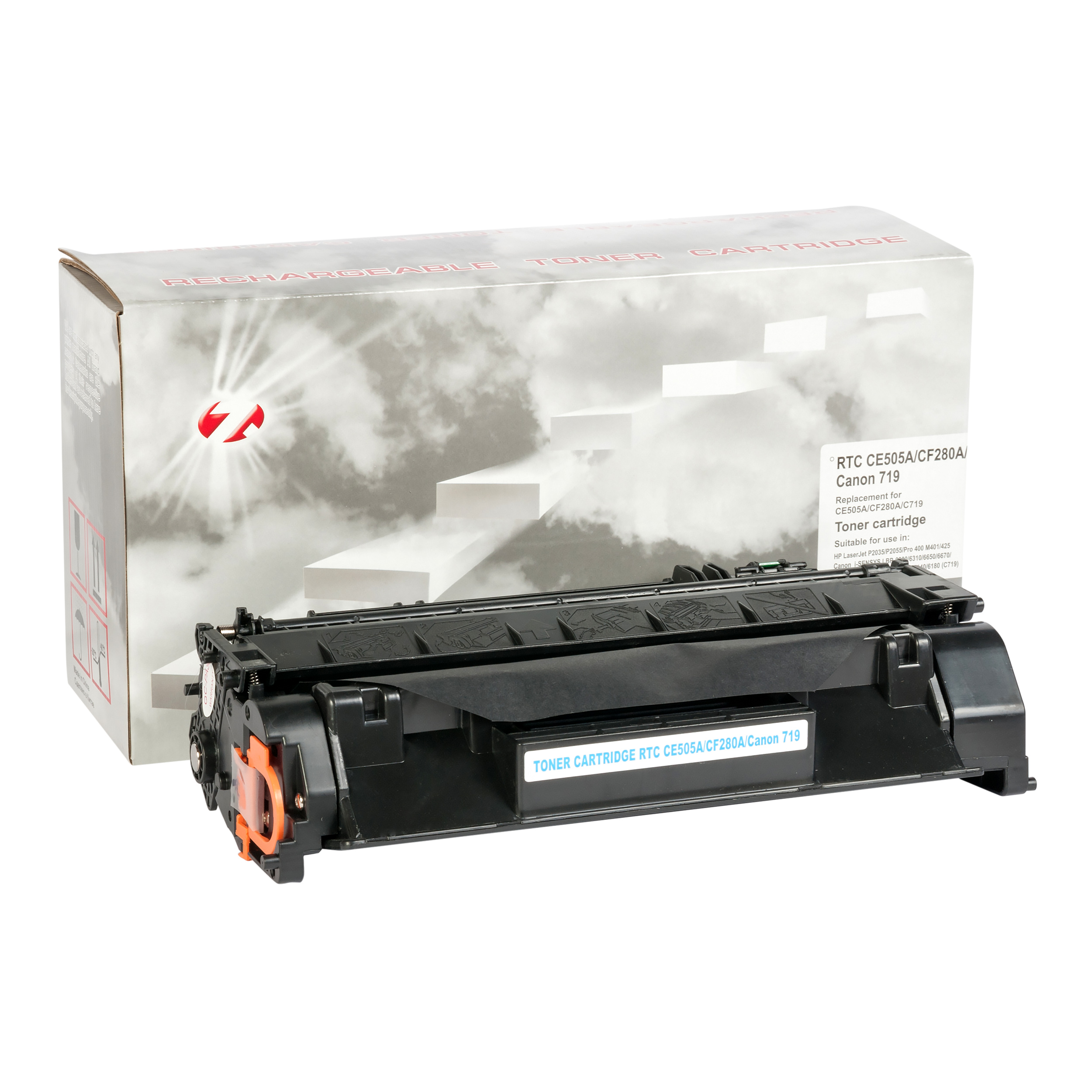 Тонер-картридж HP LJ P2035/M401/M425 CE505A/CF280A/Canon LBP-6300 Universal (2.7k) 7Q