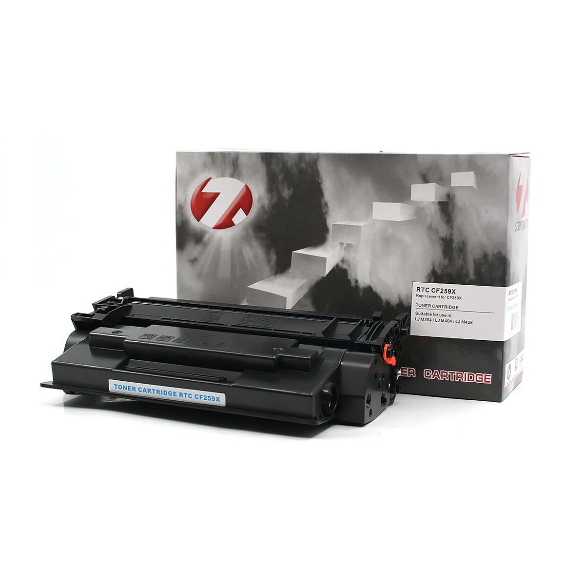 Тонер-картридж HP LJ M404/M428/Canon LBP-223/MF443 CF259X/057H (10k) без чипа 7Q