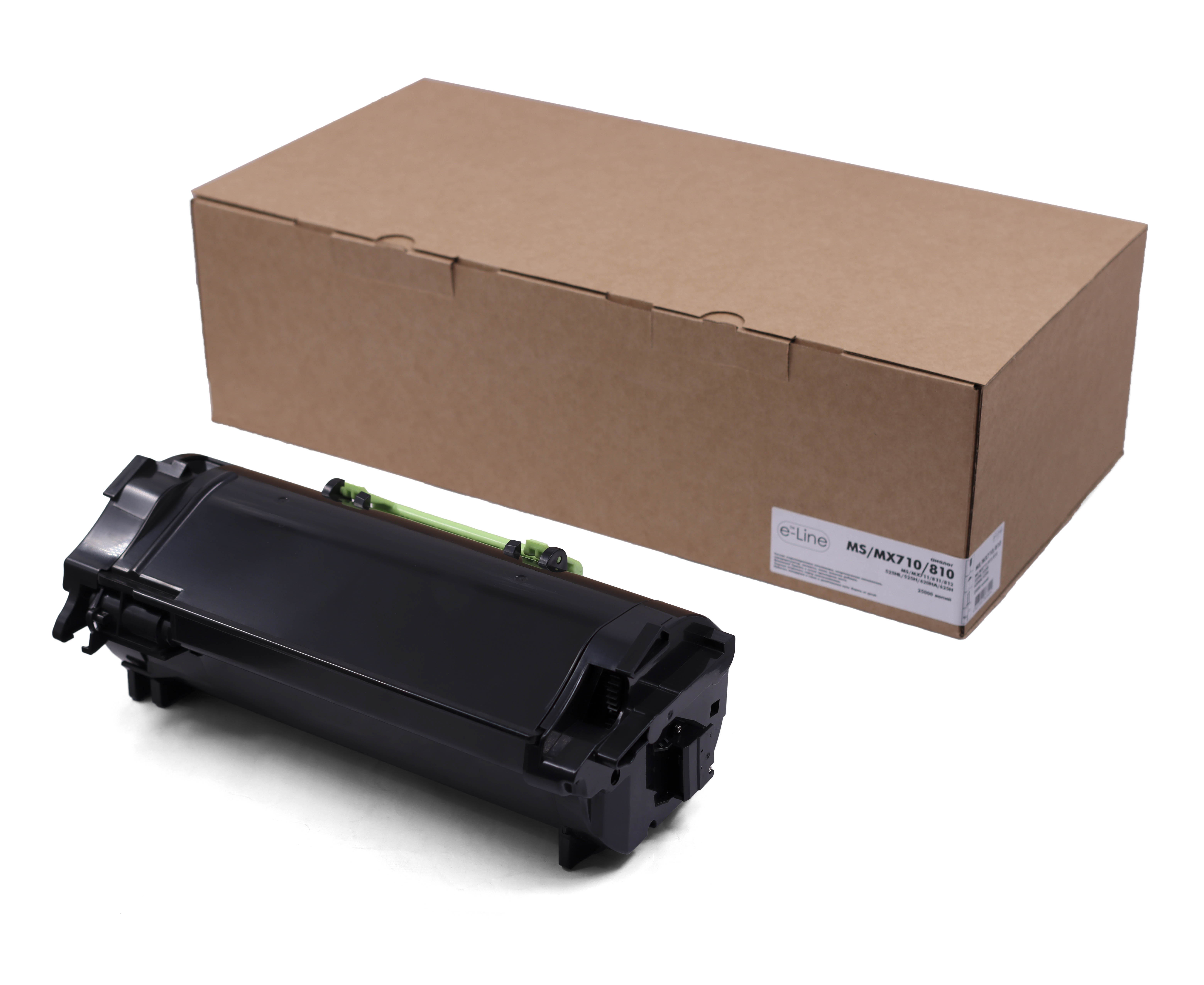Тонер-картридж Lexmark MS/MX710/810 525HL/525H/620HA/625H Universal (25k) e-Line
