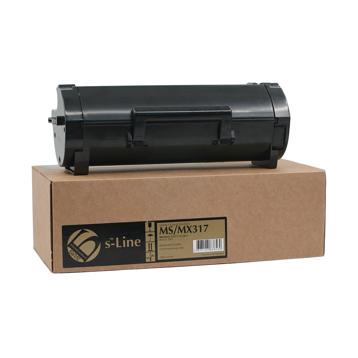 Тонер-картридж Lexmark MS/MX317 51B5000 (2.5k) БУЛАТ s-Line