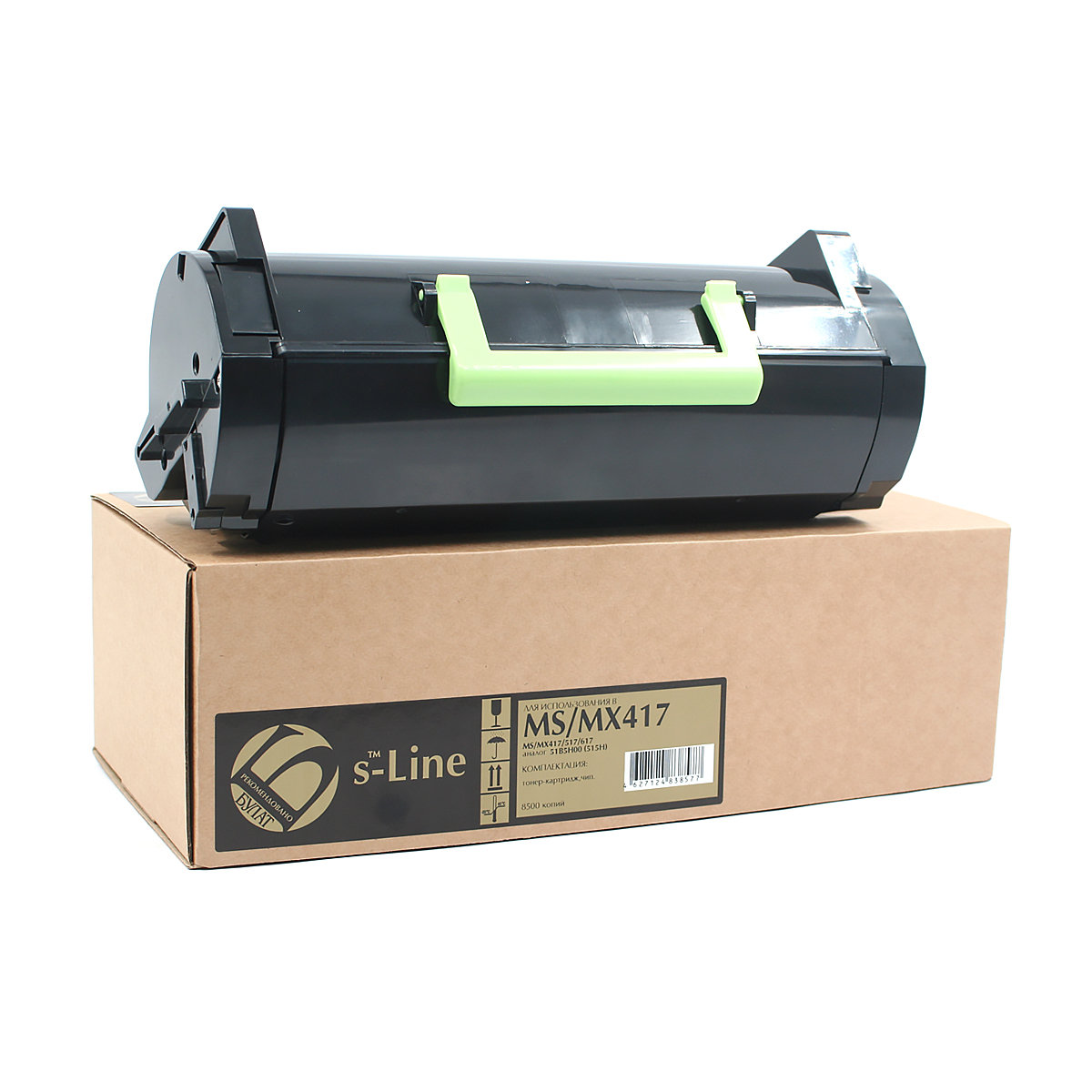 Тонер-картридж Lexmark MS/MX417 51B5H00 (8.5k) БУЛАТ s-Line 