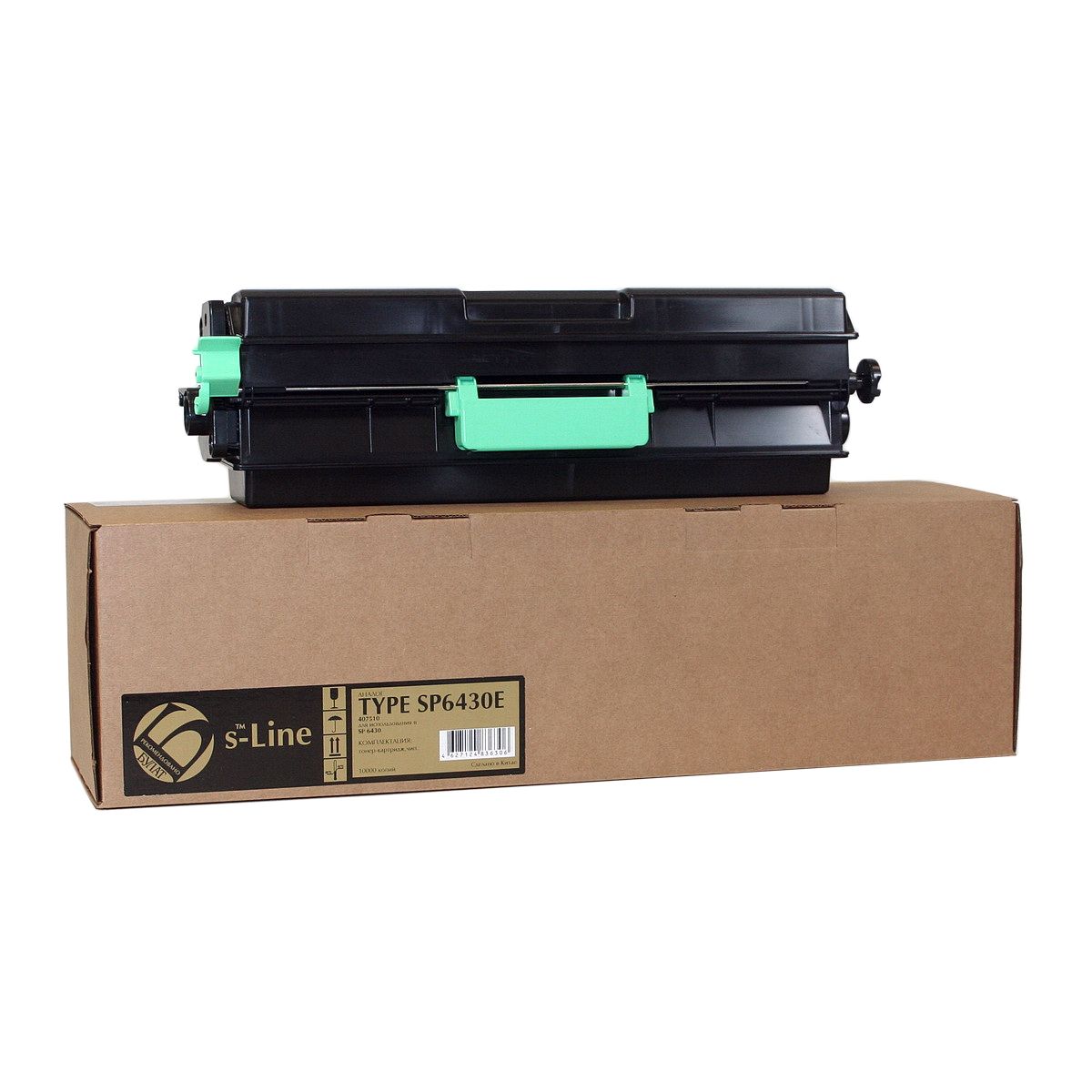 Тонер-картридж Ricoh SP6430 Type SP6430E (407510) (10k) БУЛАТ s-Line
