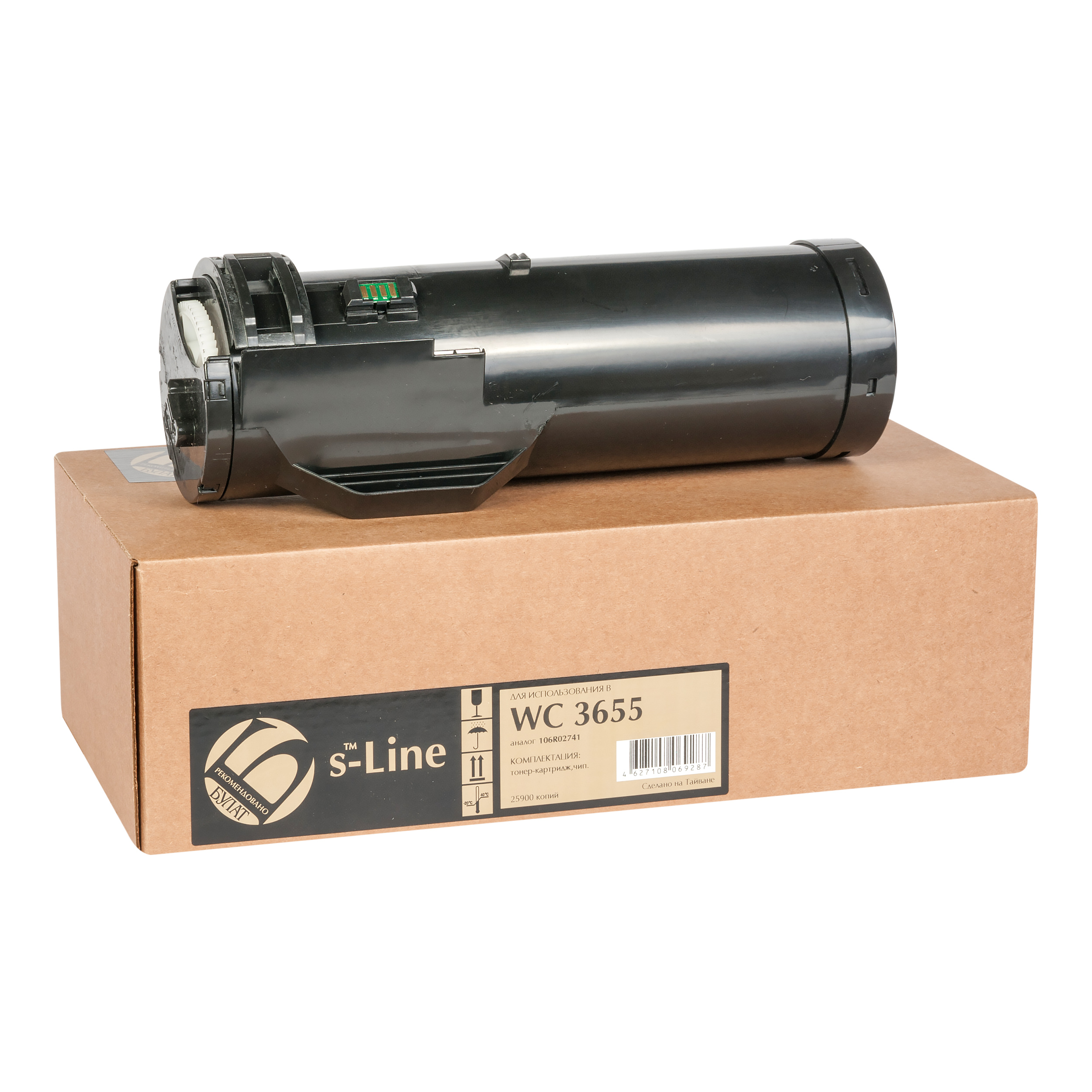 Тонер-картридж Xerox WorkCentre 3655 106R02741 (25.9k) БУЛАТ s-Line