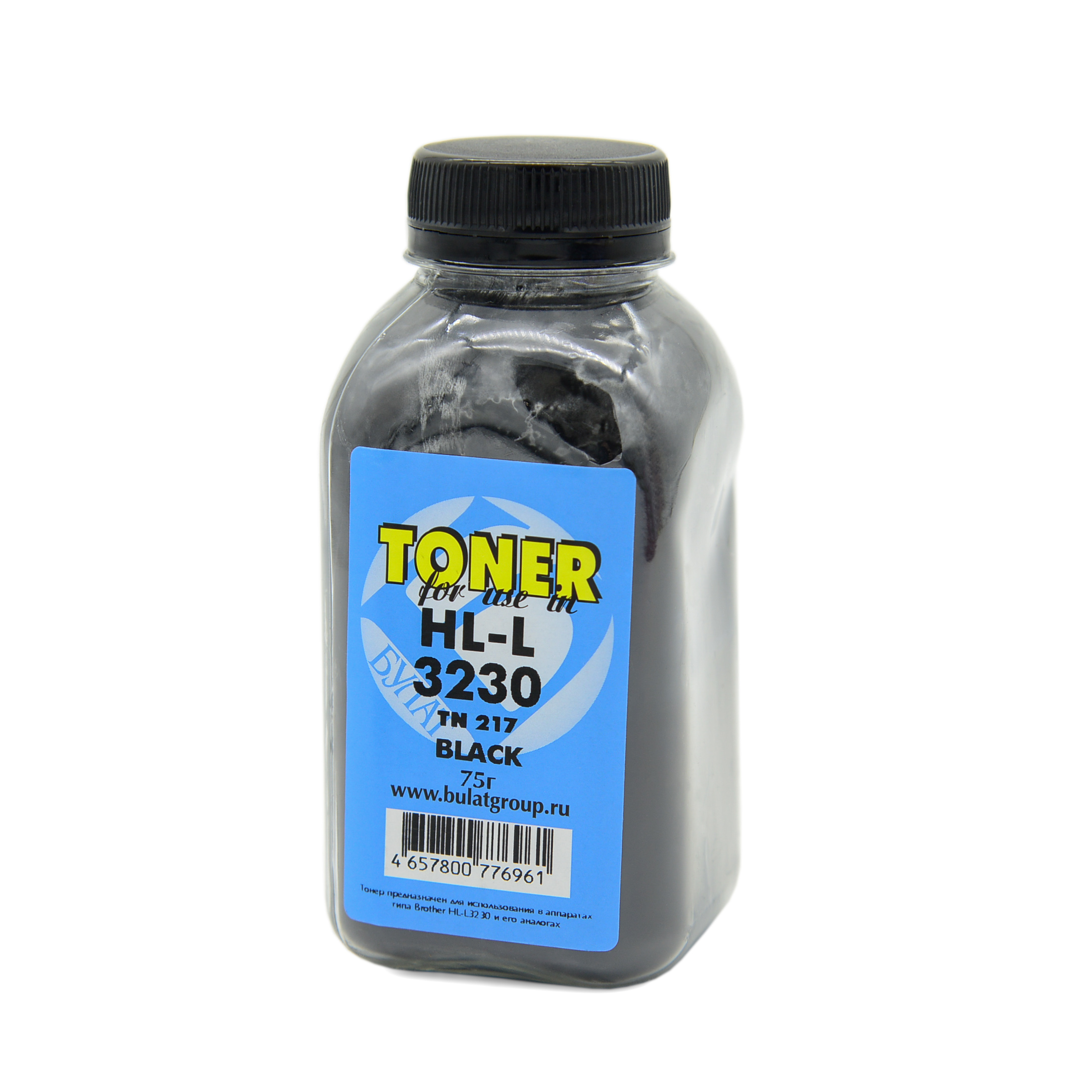 Тонер Brother HL-L3230 банка 75г TN217 Black БУЛАТ