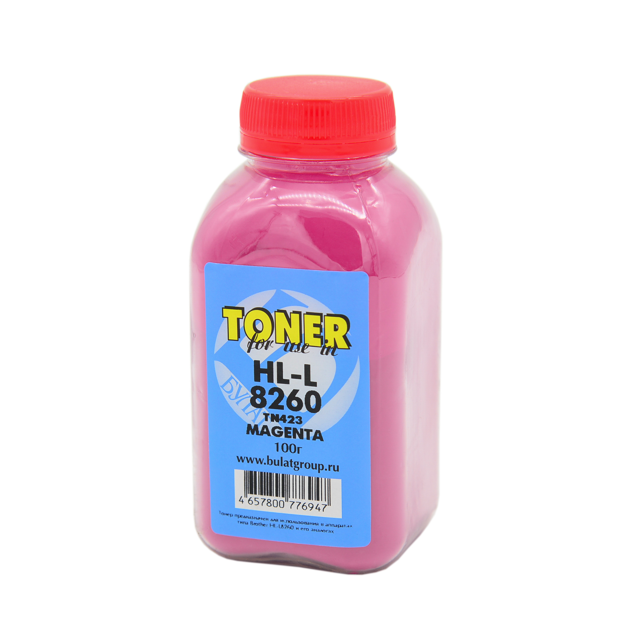 Тонер Brother HL-L8260 банка 100г TN423 Magenta БУЛАТ