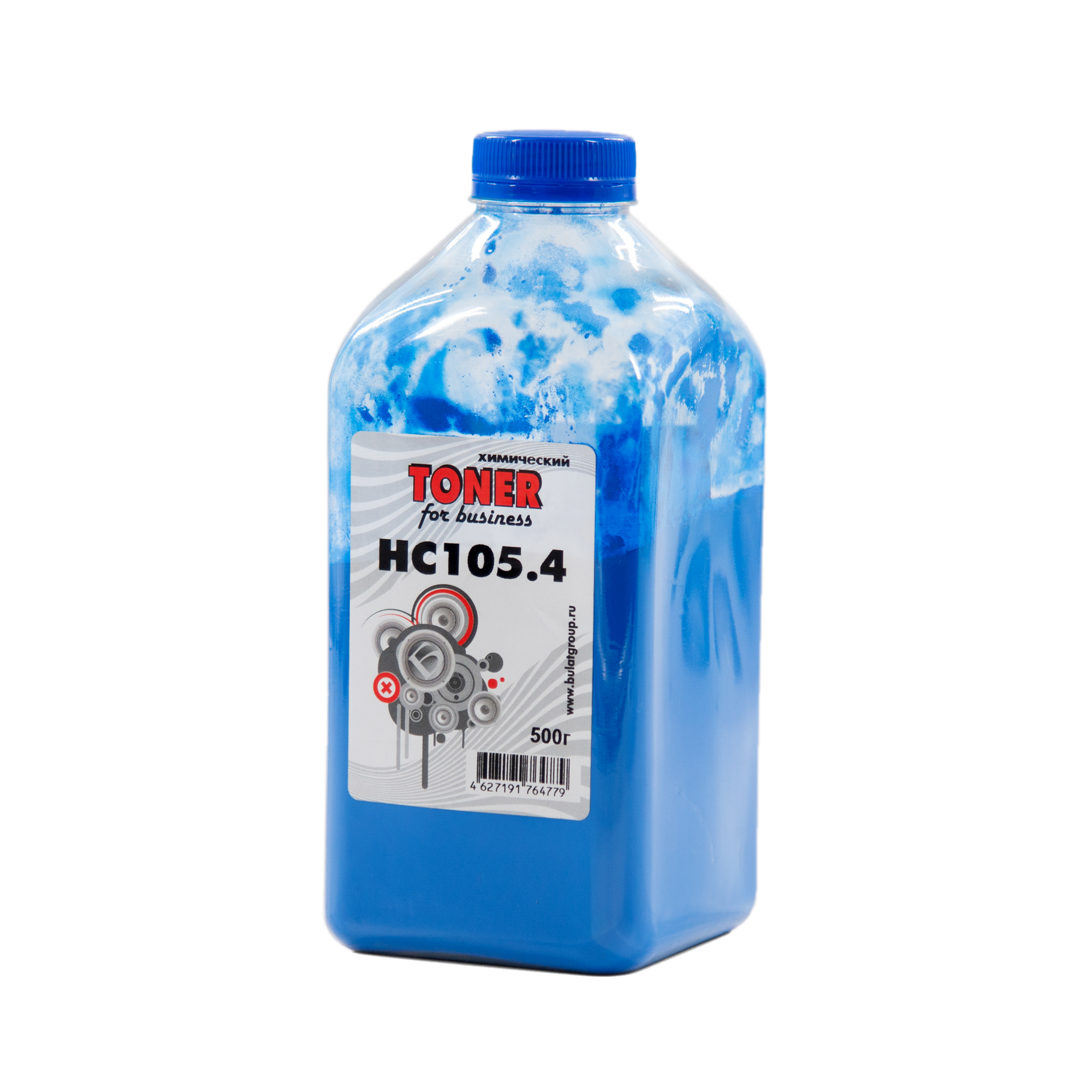 Тонер HP HC105.4 банка 500г Cyan хим