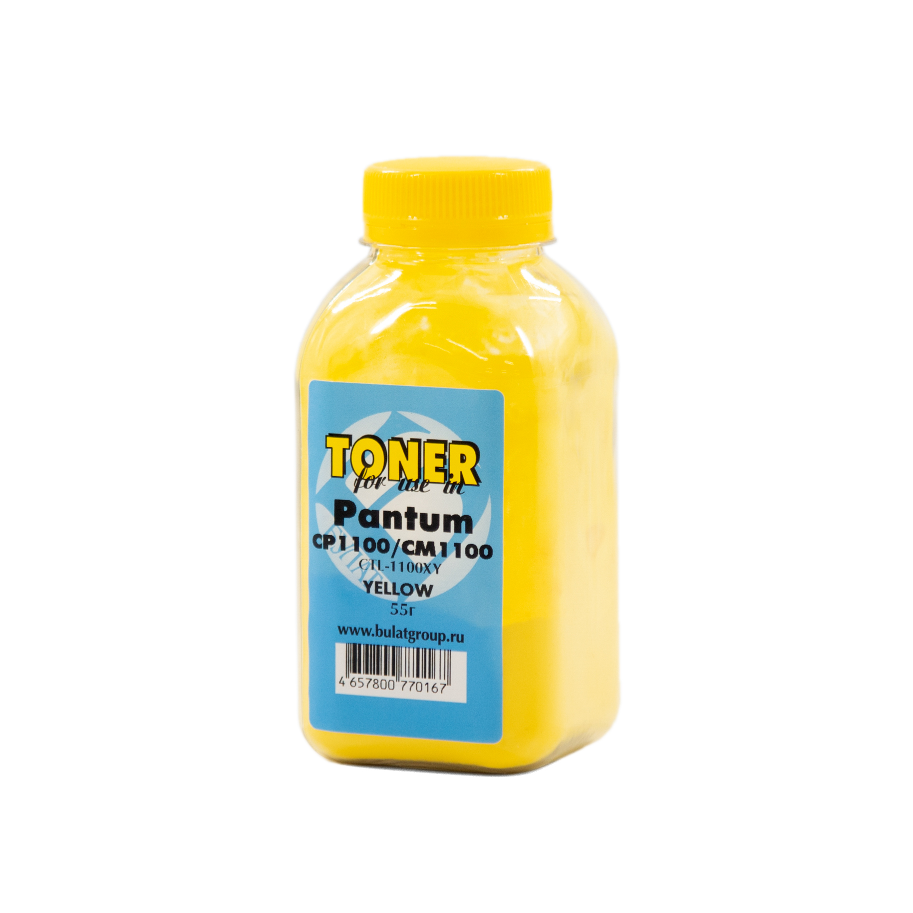 Тонер Pantum CP1100/CM1100 банка 55г CTL-1100XY Yellow БУЛАТ