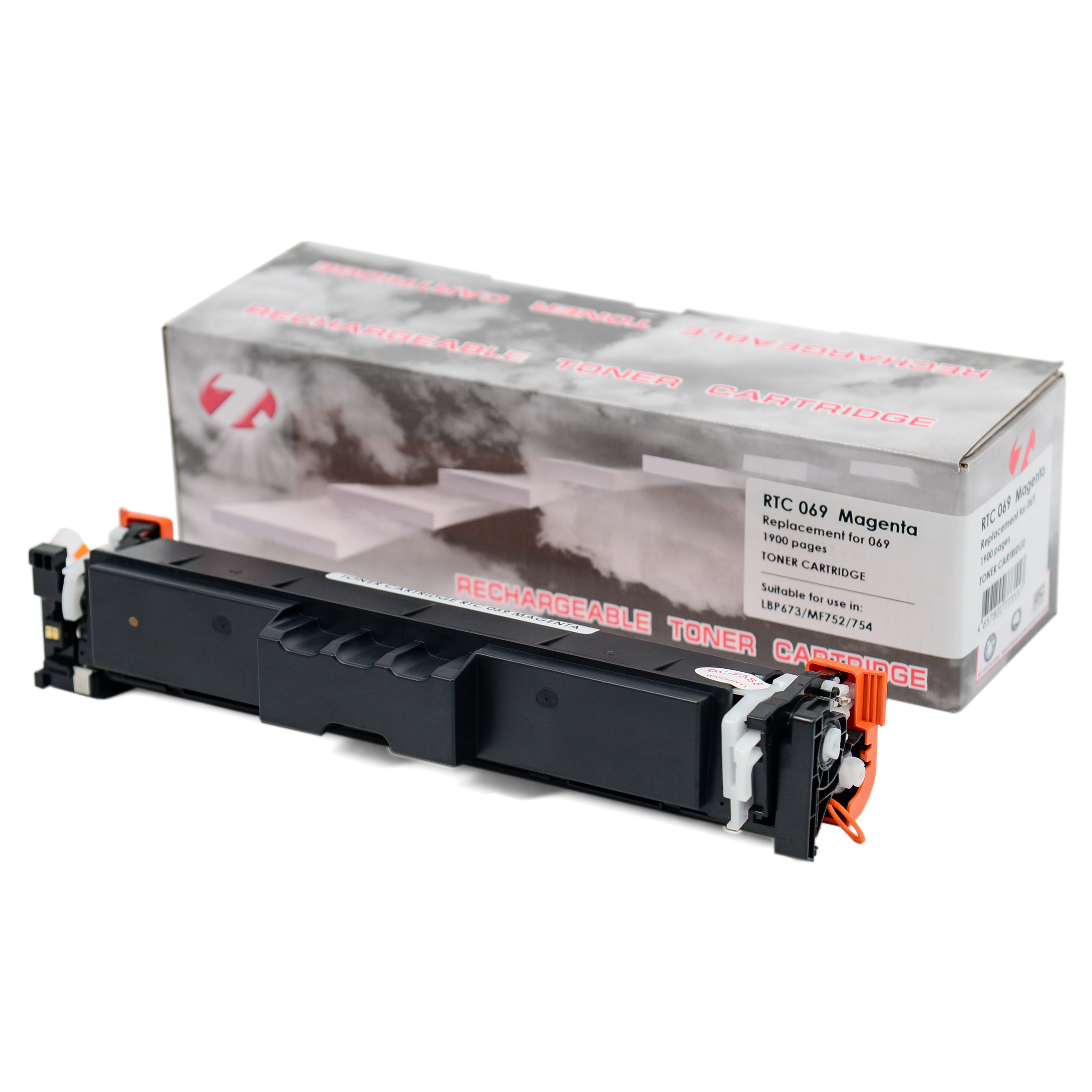 Тонер-картридж Canon LBP-673/MF752 069 Magenta (1.9k). 7Q