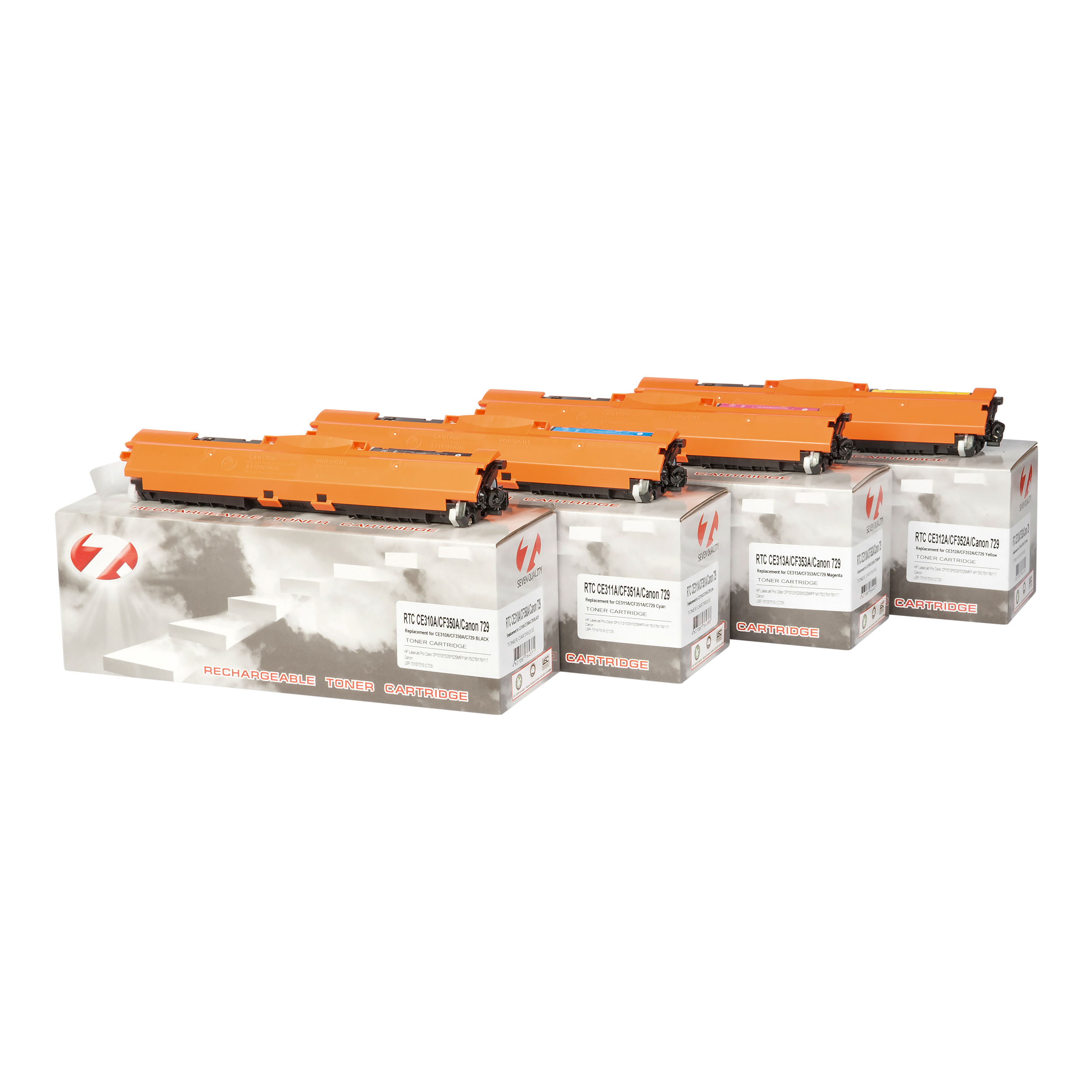 Тонер-картридж HP Color LJ M176/CP1025 CF352A/CE312A (130A/126A) Yellow Universal (1k) 7Q