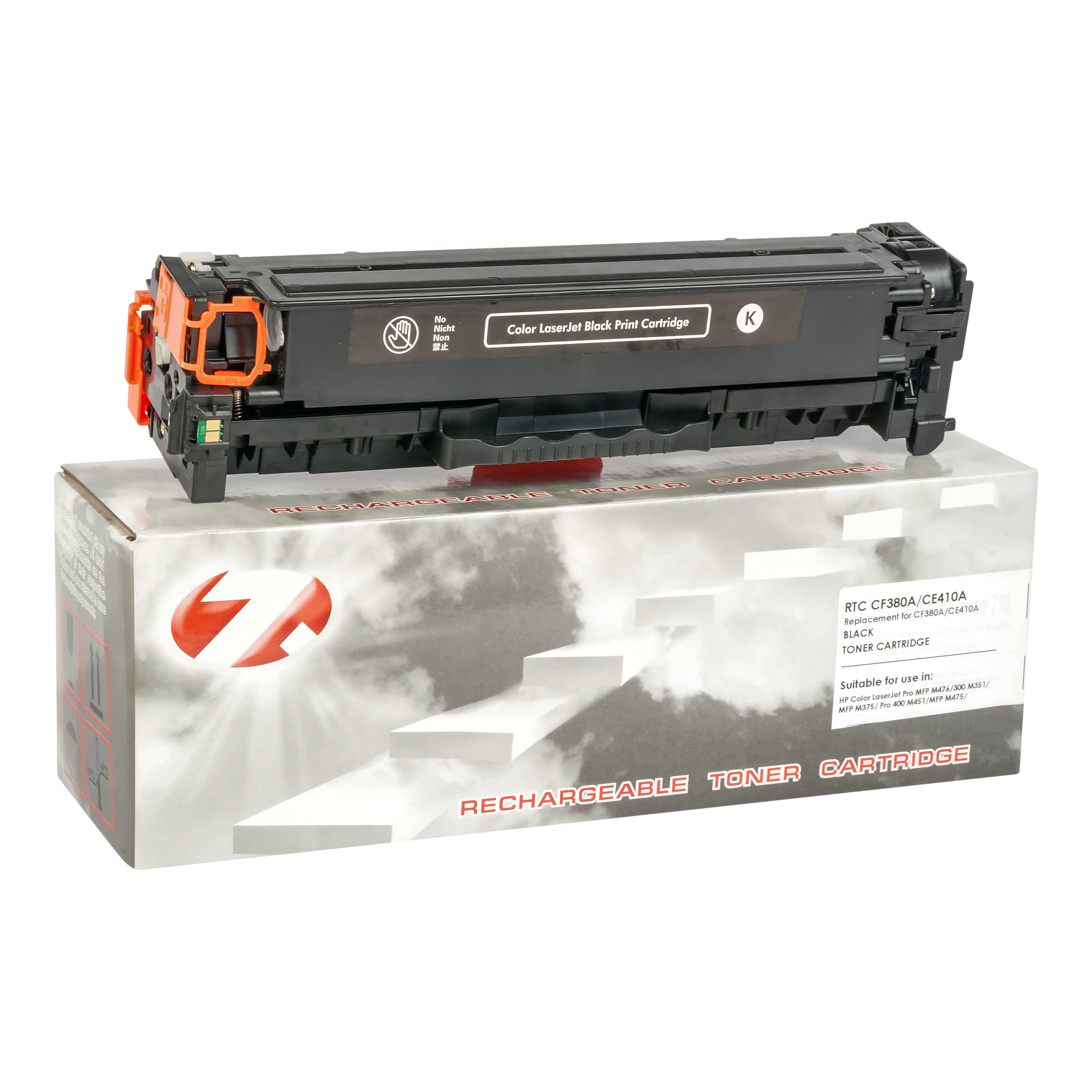 Тонер-картридж HP Color LJ M351/M476 CE410A/CF380A Black (2.4k) 7Q