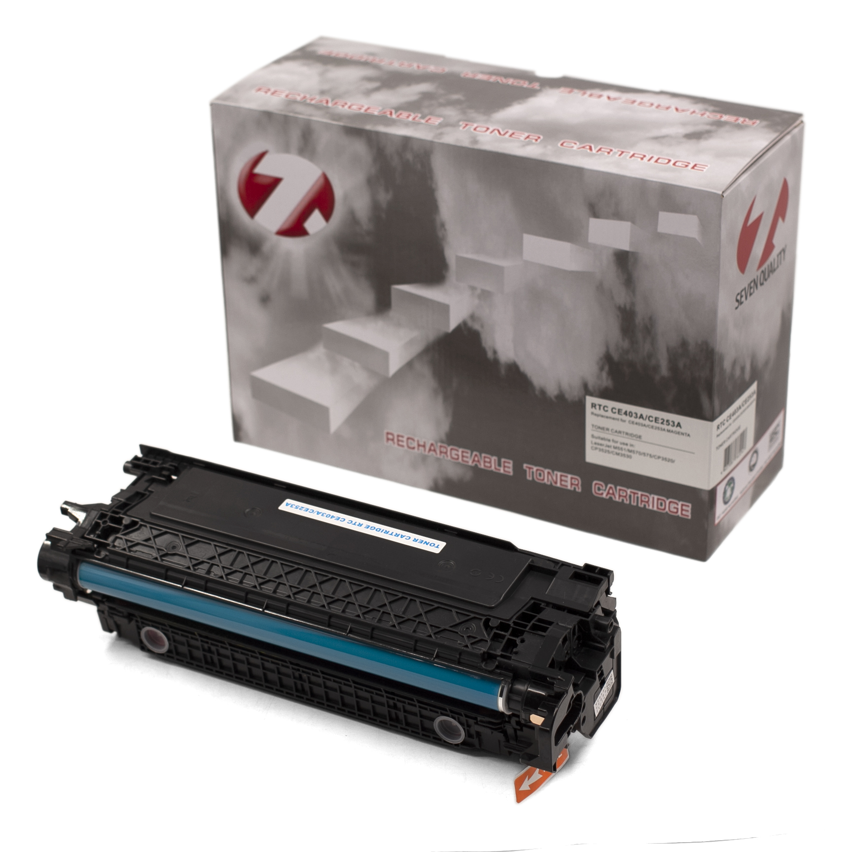 Тонер-картридж HP Color LJ CP3525/M551 CE253A/CE403A Magenta Universal (7k) 7Q