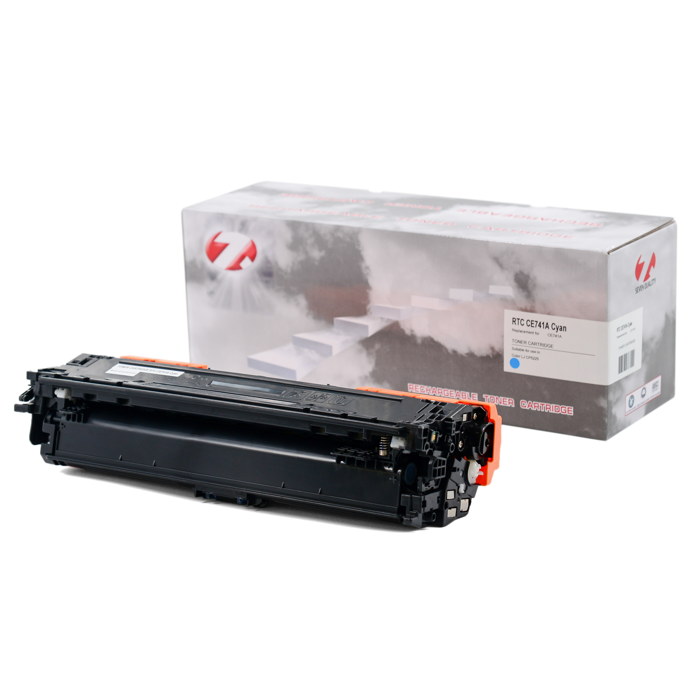 Тонер-картридж HP Color LJ CP5225 CE741A Cyan (7.3k) 7Q