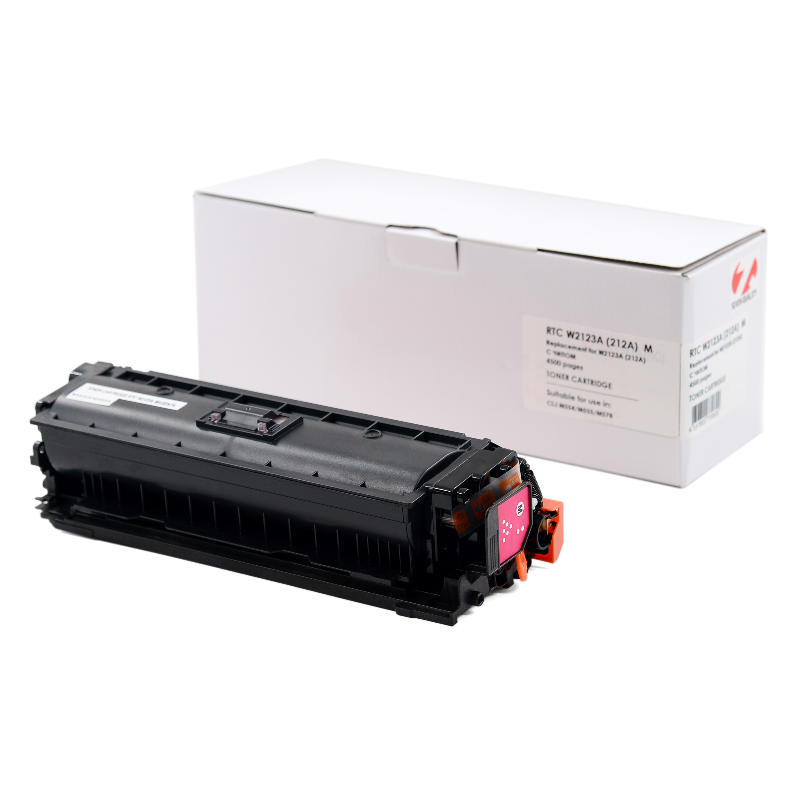 Тонер-картридж HP Color LJ M554/M578 W2123A (212A) Magenta (4.5k). 7Q без гарантии прошивки
