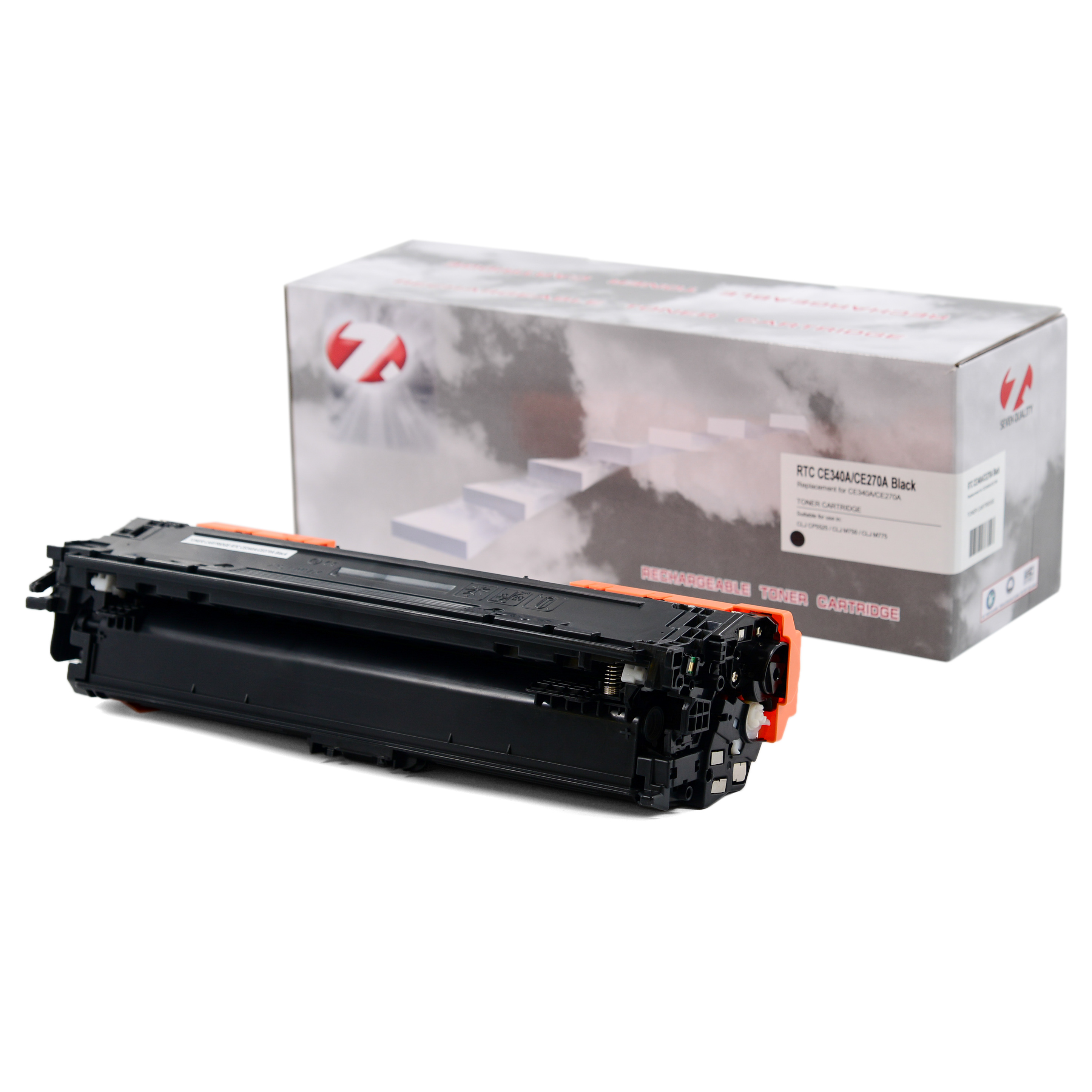 Тонер-картридж HP Color LJ M775/CP5525 CE340A/CE270A Black (13.5k) 7Q