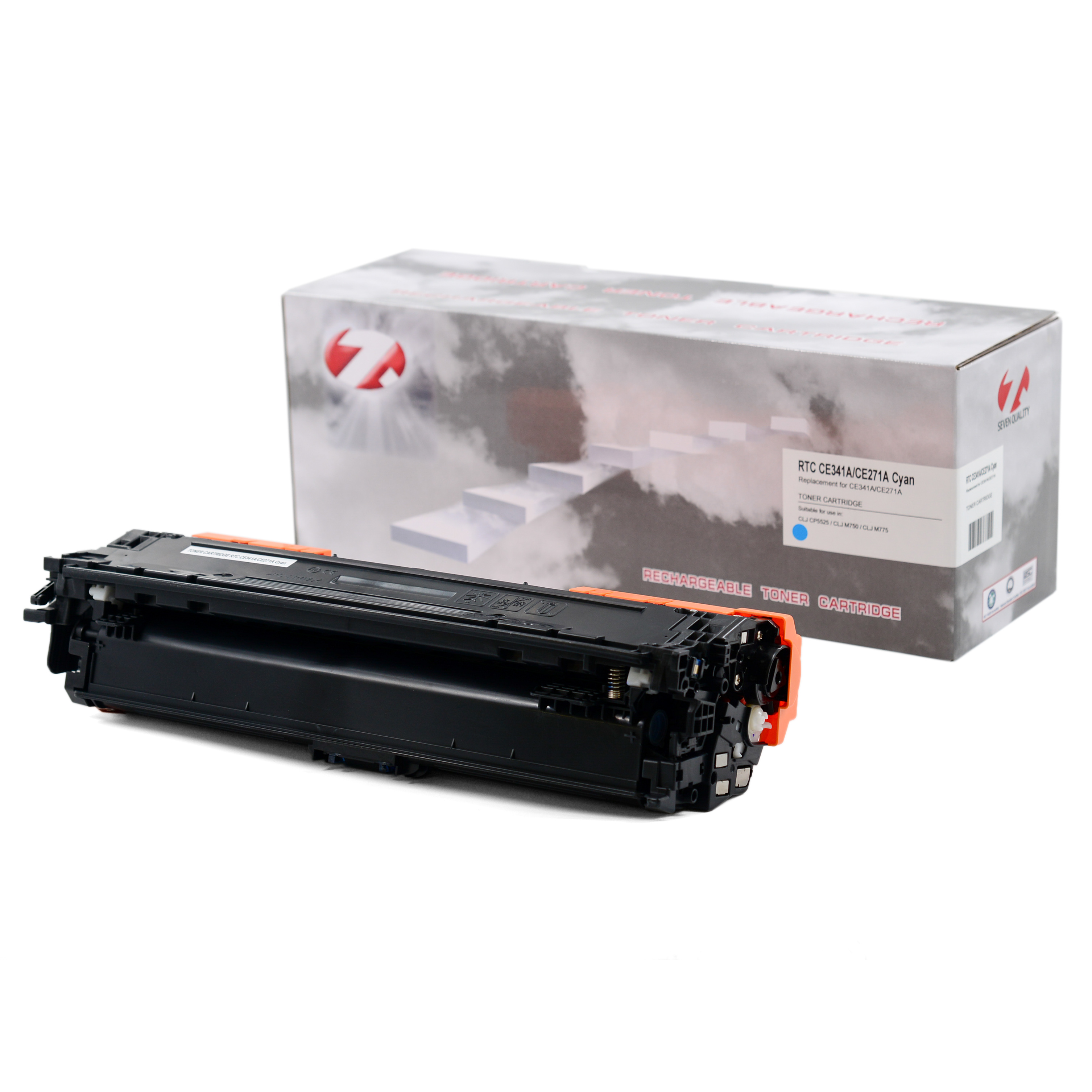 Тонер-картридж HP Color LJ M775/CP5525 CE341A/CE271A Cyan (16k) 7Q