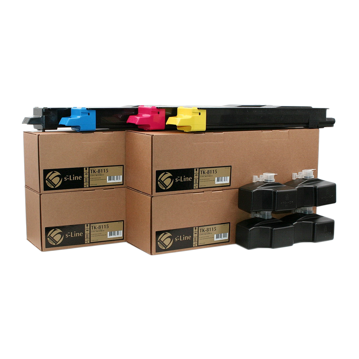 Тонер-картридж Kyocera ECOSYS M8124 TK-8115 (12k) Black БУЛАТ s-Line