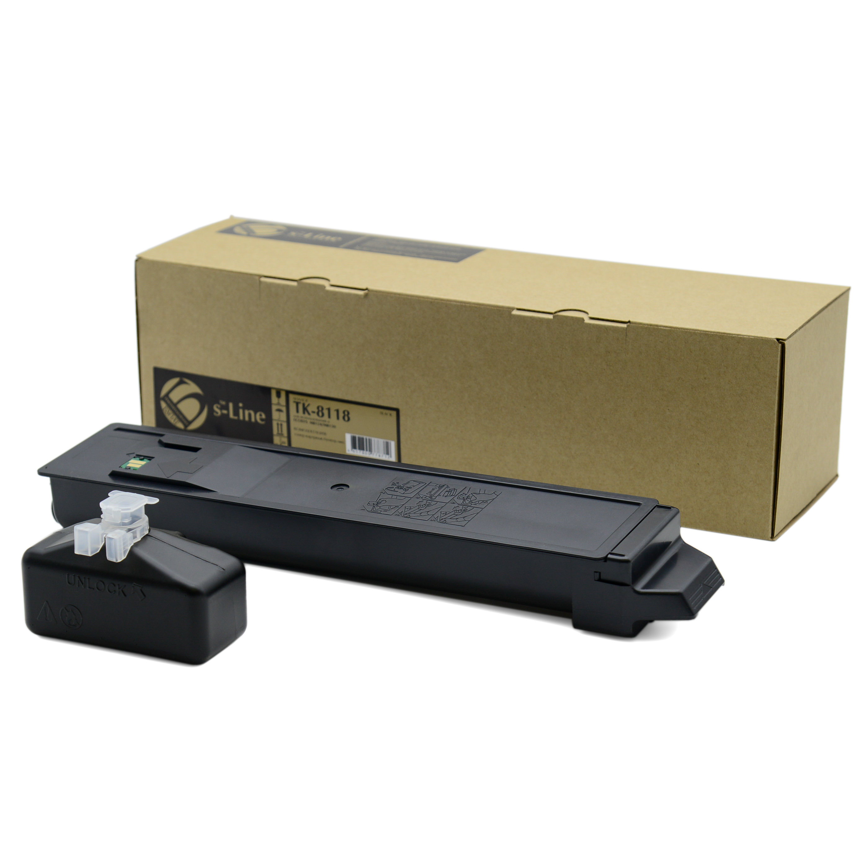 Тонер-картридж Kyocera ECOSYS M8124 TK-8118 (12k) Black БУЛАТ s-Line