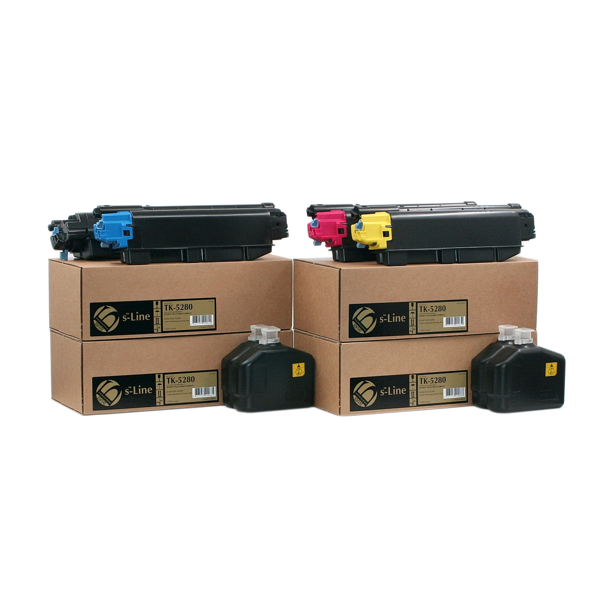 Тонер-картридж Kyocera ECOSYS P6235 TK-5280 (11k) Yellow БУЛАТ s-Line