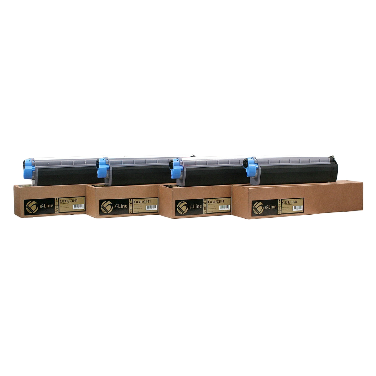 Тонер-картридж Oki C831/C841 44844508/44844520 Black (10k) БУЛАТ s-Line
