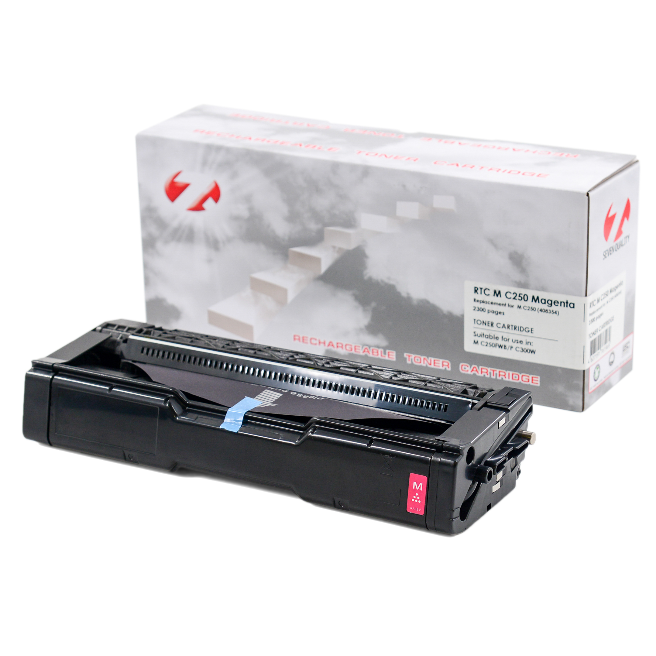 Тонер-картридж Ricoh M C250FWB/P C300W M C250 (408354) Magenta (2.3k). 7Q
