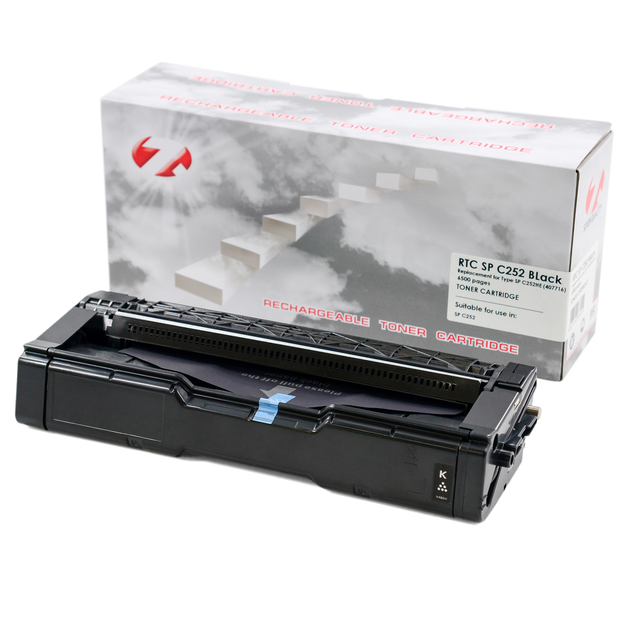 Тонер-картридж Ricoh SP C252 SP C252HE (407716) (6.5k) Black 7Q.