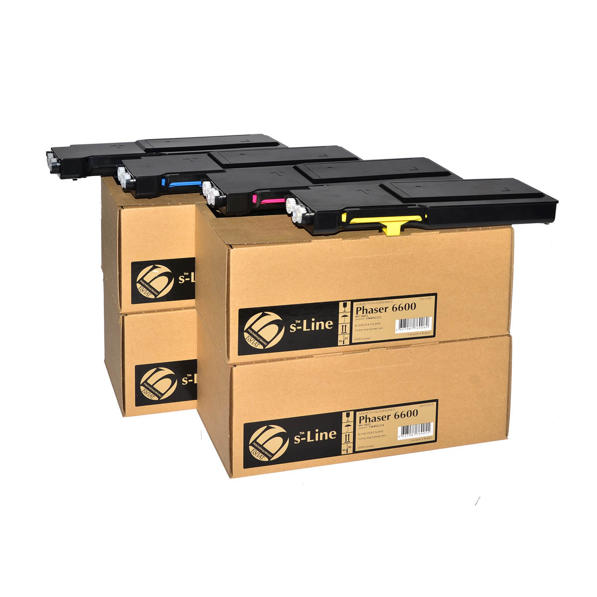 Тонер-картридж Xerox Phaser 6600/WC 6605 106R02233 (6k) Cyan БУЛАТ s-Line