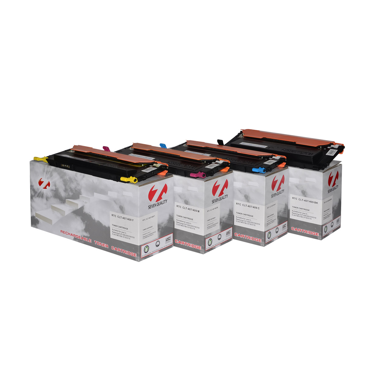 Тонер-картридж Samsung CLP-320/310 CLT-K407/409 B (1.5k) 7Q