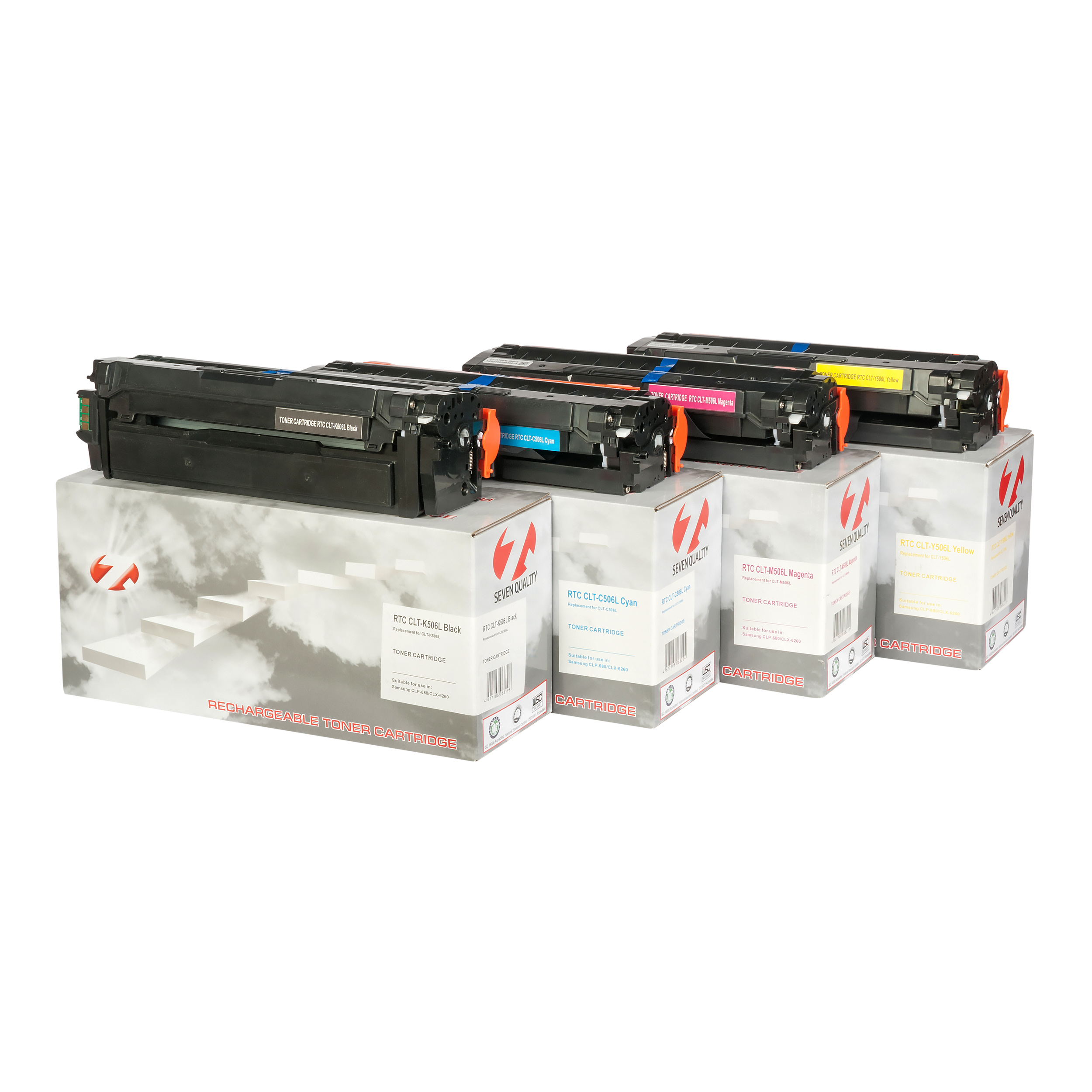 Тонер-картридж Samsung CLP-680 CLT-C506L Cyan (3.5k) 7Q