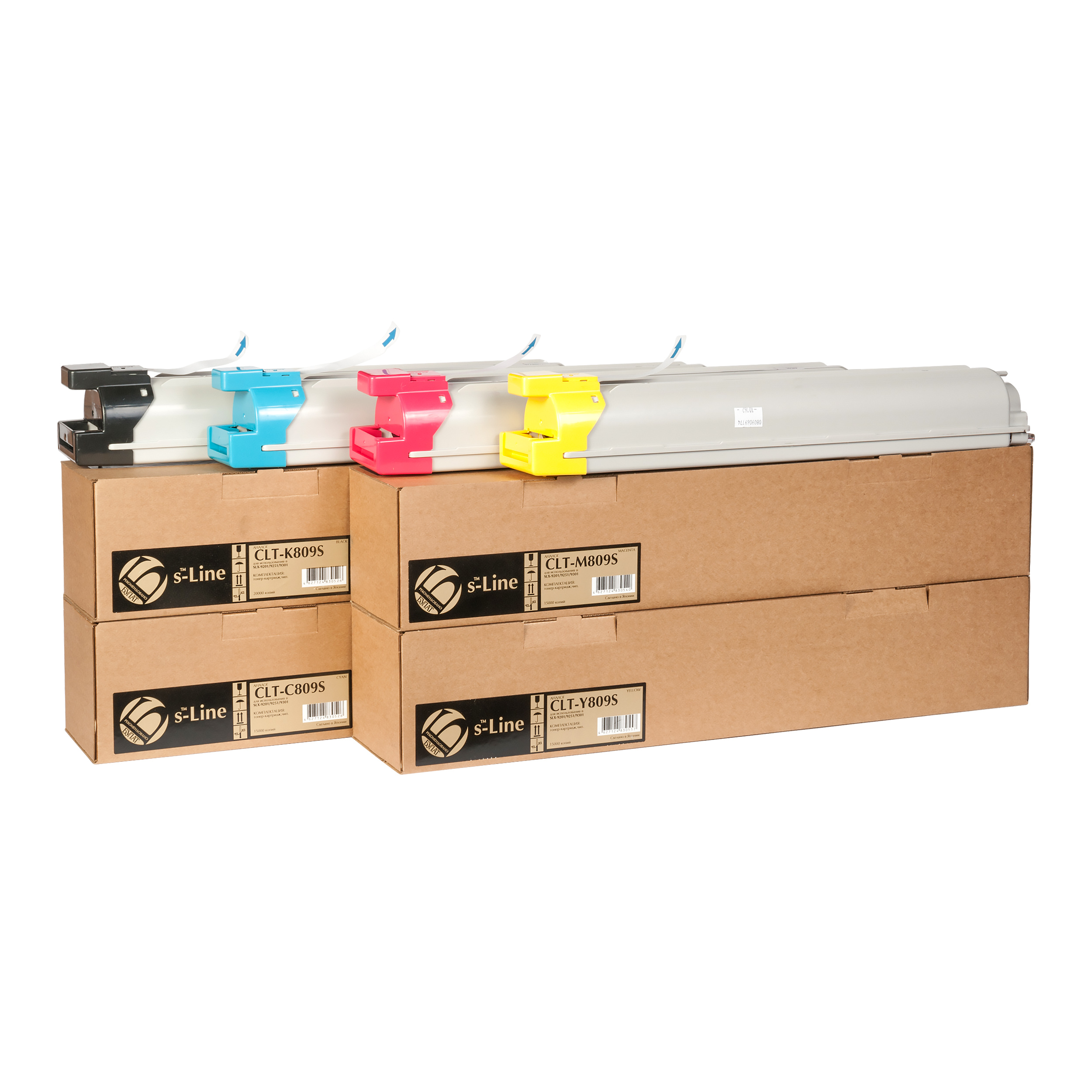 Тонер-картридж Samsung CLX-9201 CLT-Y809S (15k) Yellow БУЛАТ s-Line