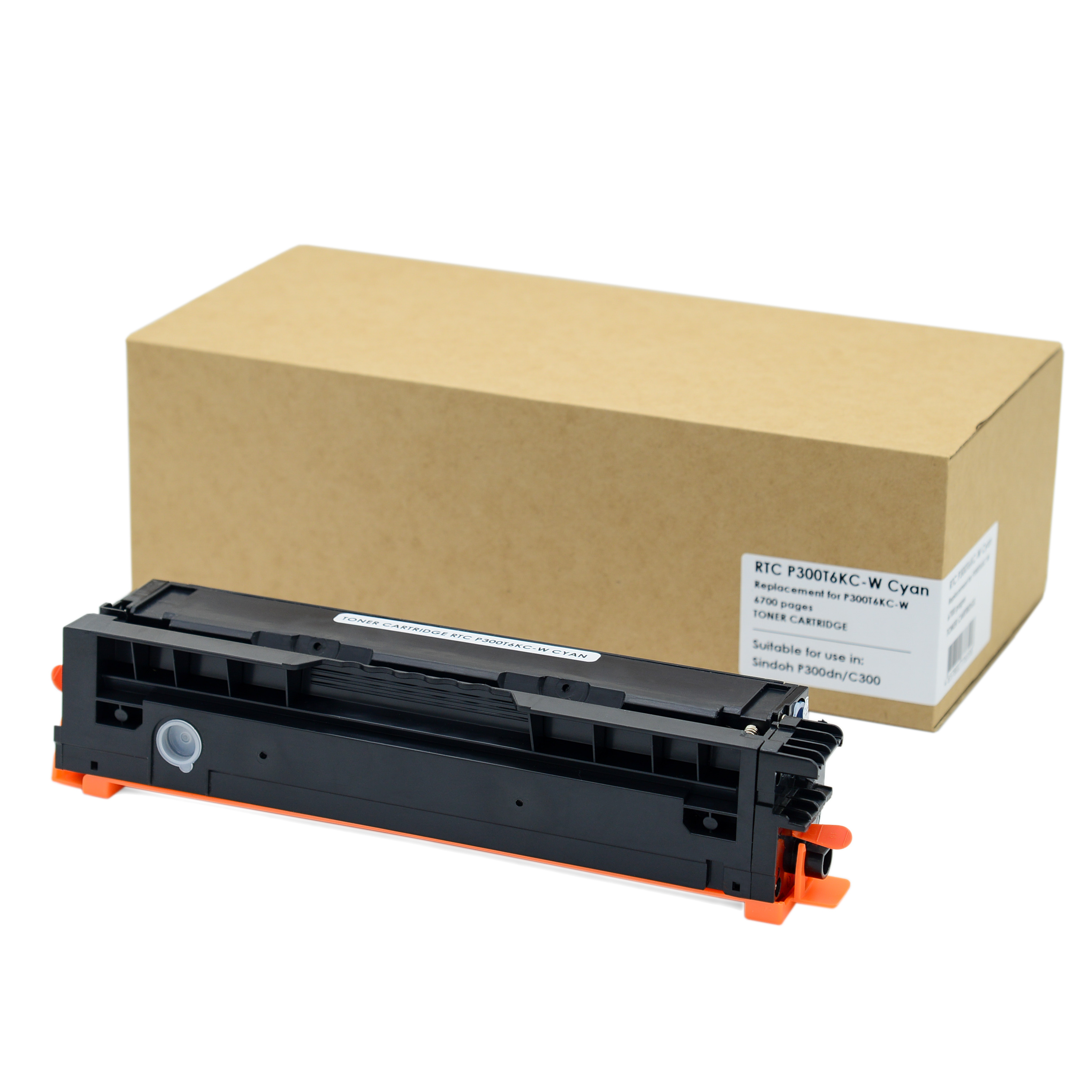 Тонер-картридж Sindoh C300/P300 P300T6KC-W Cyan (6.7k). HQ