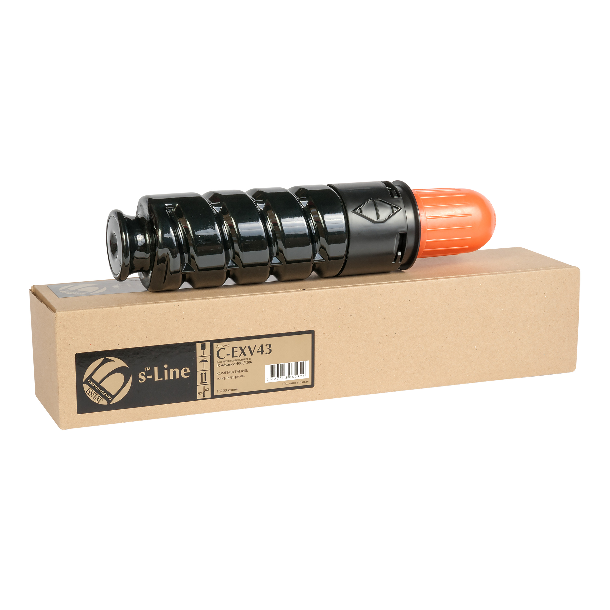Тонер-картридж Canon iR 1730/400i C-EXV37/43 (15.2k) БУЛАТ s-Line