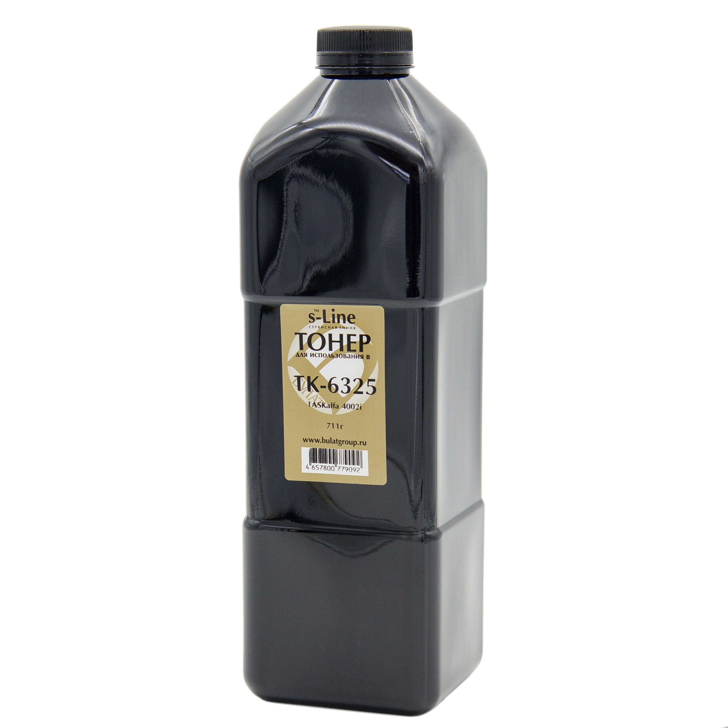 Тонер Kyocera TASKalfa 4002i банка 711г (тонер+девелопер) TK-6325 БУЛАТ s-Line