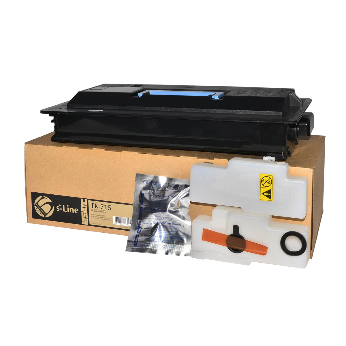 Тонер-картридж Kyocera KM-3050 TK-715 (34k) БУЛАТ s-Line