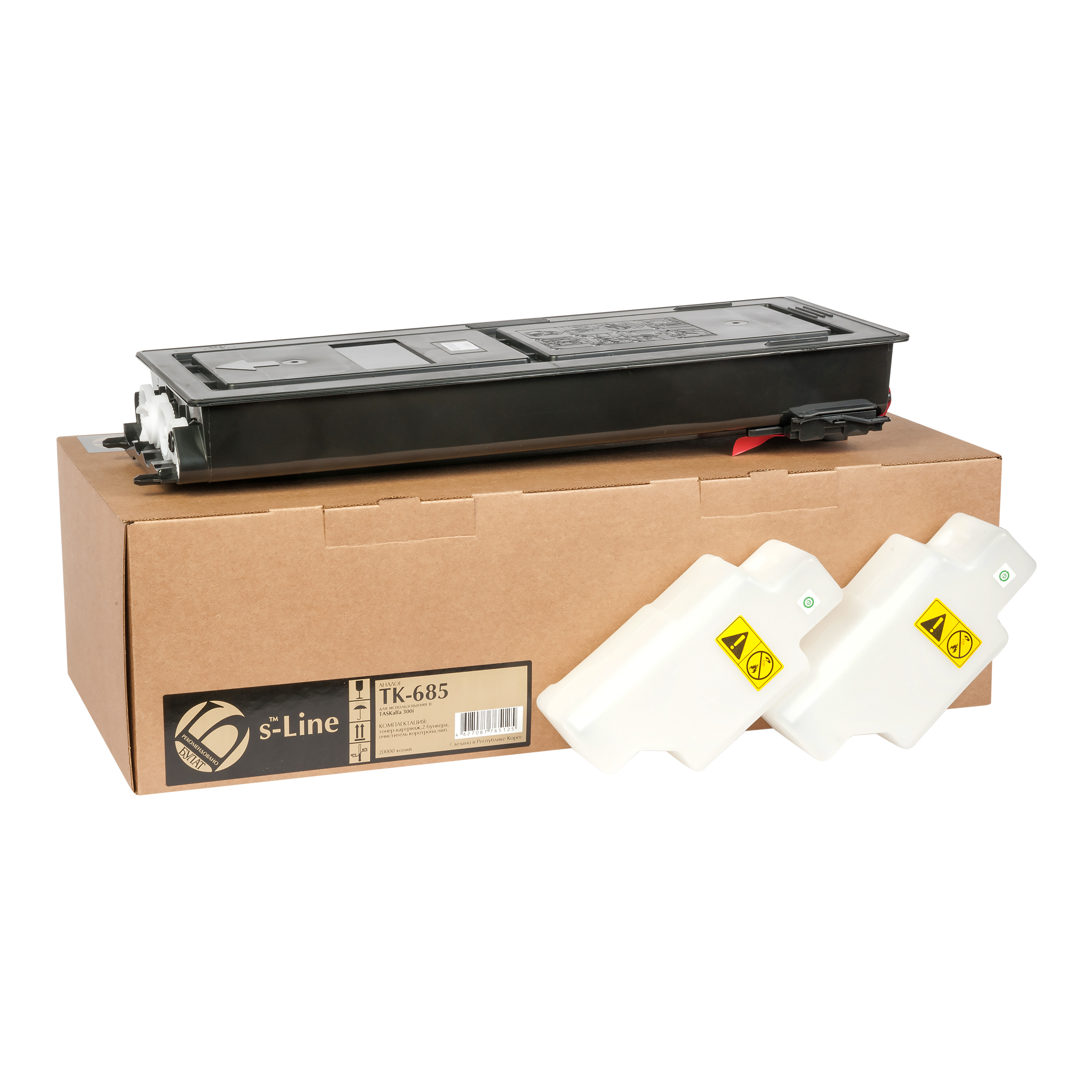 Тонер-картридж Kyocera TASKalfa 300i TK-685 (20k) БУЛАТ s-Line