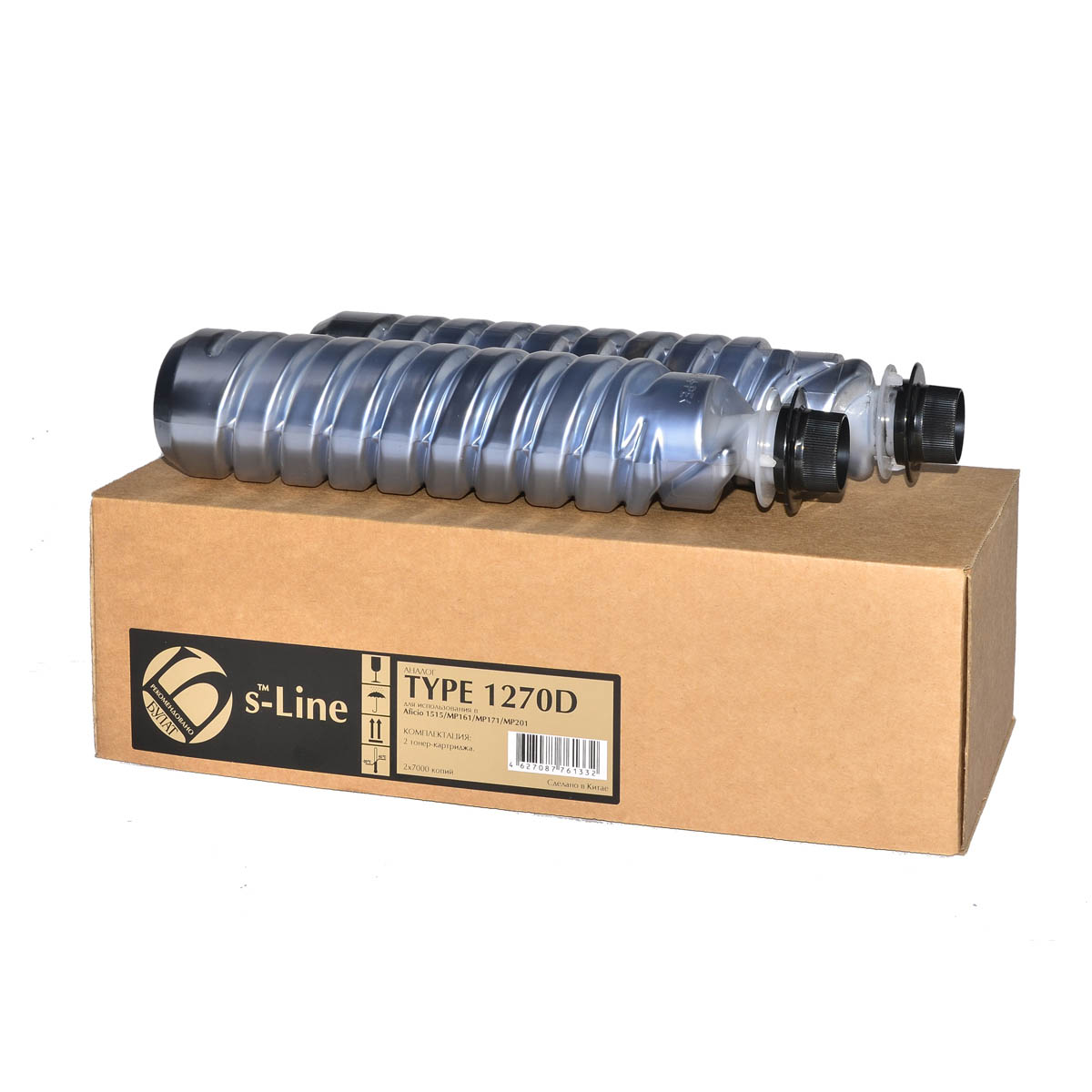 Тонер-картридж Ricoh Aficio 1515/MP201 Type 1270D/MP201 (7k) БУЛАТ s-Line