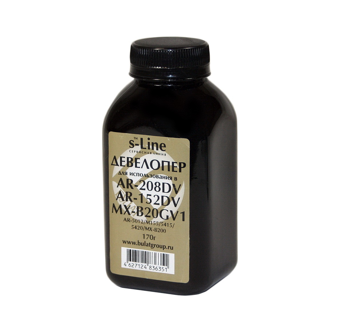 Девелопер Sharp AR-5420/5415/MX-B200 банка 170г AR-208DV/AR-152DV/MX-B20GV1 БУЛАТ s-Line