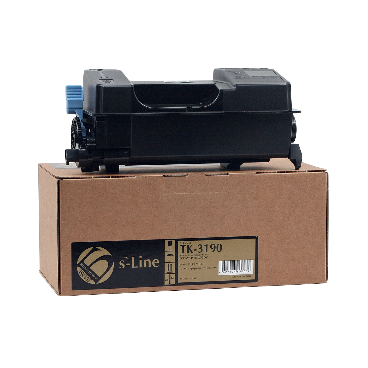 Тонер-картридж Kyocera ECOSYS P3055 TK-3190 (25k) БУЛАТ s-Line