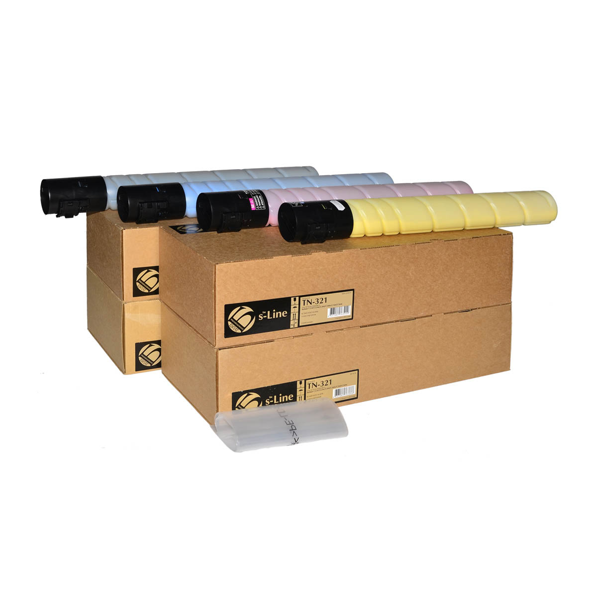 Тонер-картридж Konica Minolta bizhub C224/C224e/C284 TN321 (27k) B БУЛАТ s-Line