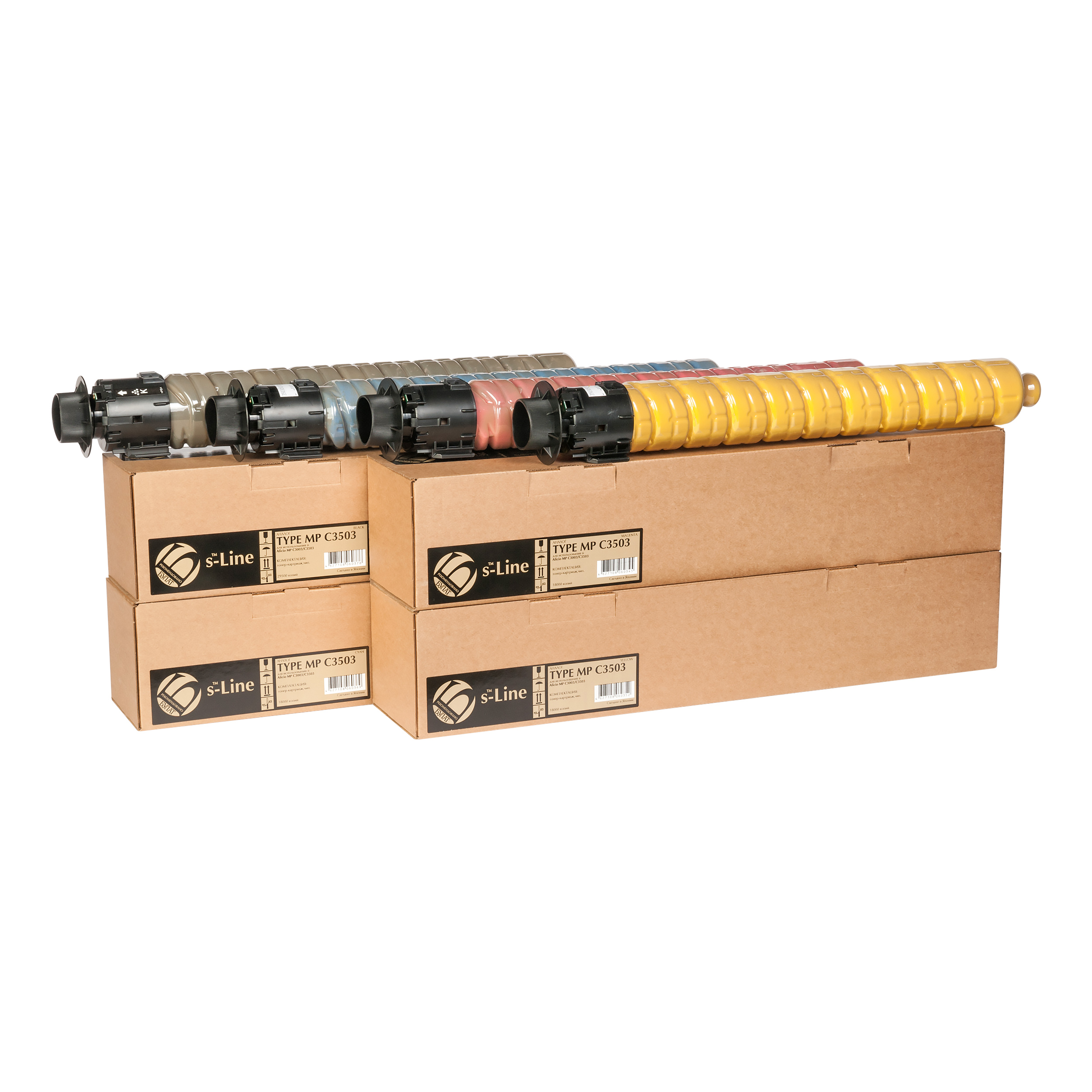 Тонер-картридж Ricoh MP C3003/3503 MP C3503 (841817) (29.5k) B БУЛАТ s-Line