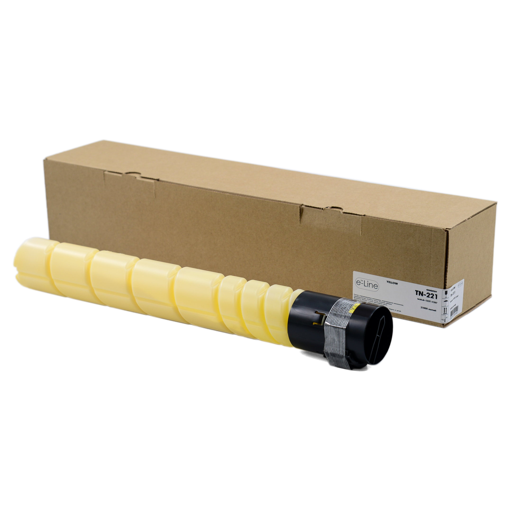 Тонер-картридж Konica Minolta bizhub C227 TN221 (21k) Yellow e-Line